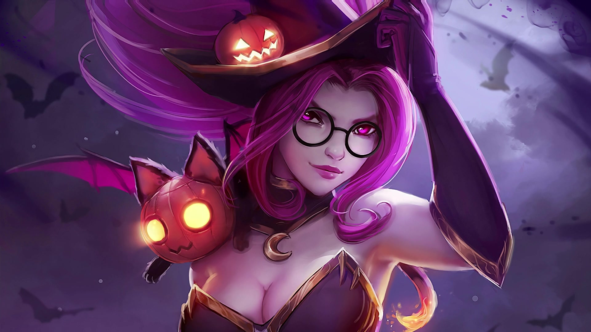 Bewitching Janna LOL Live Wallpaper