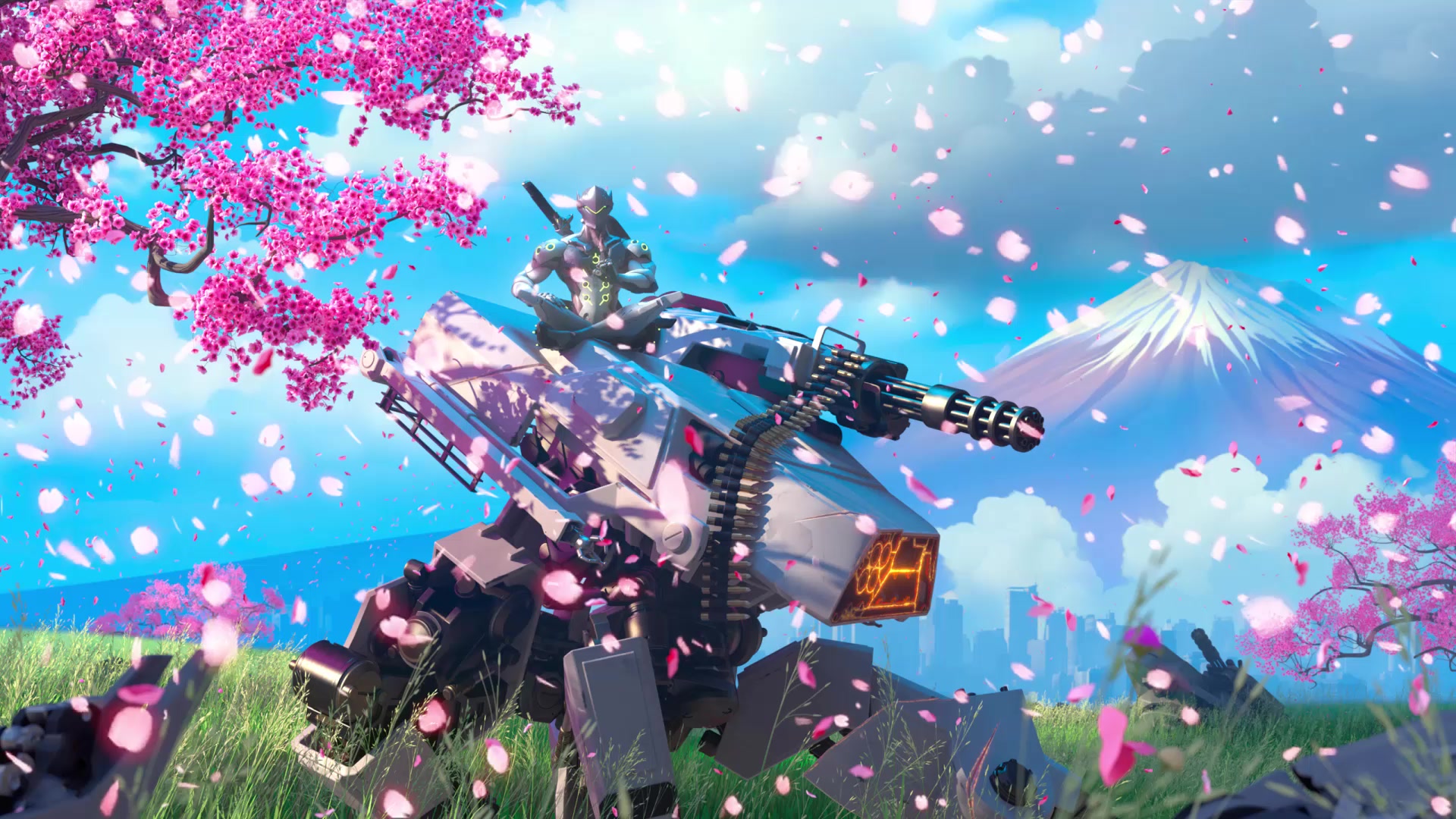 Genji Cherry Blossom Live Wallpaper