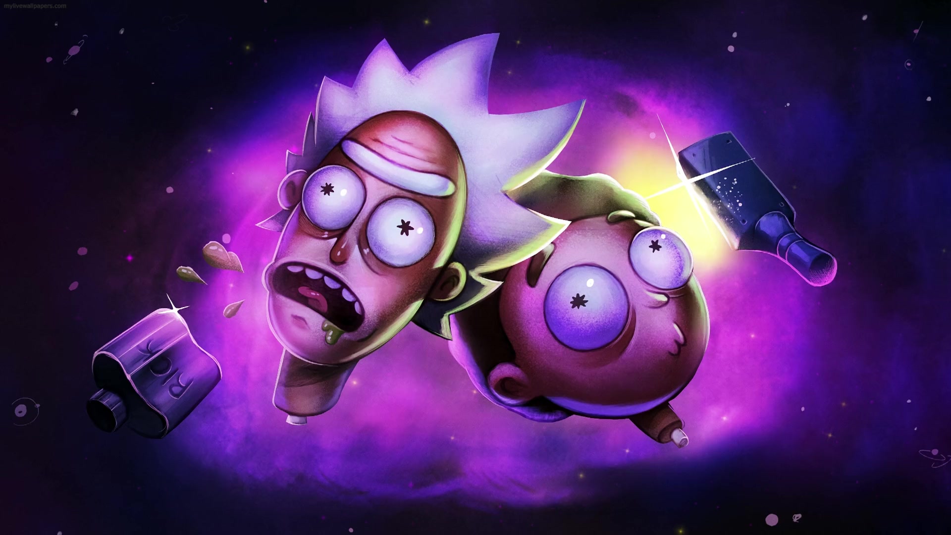 Heads In Space Live Wallpaper