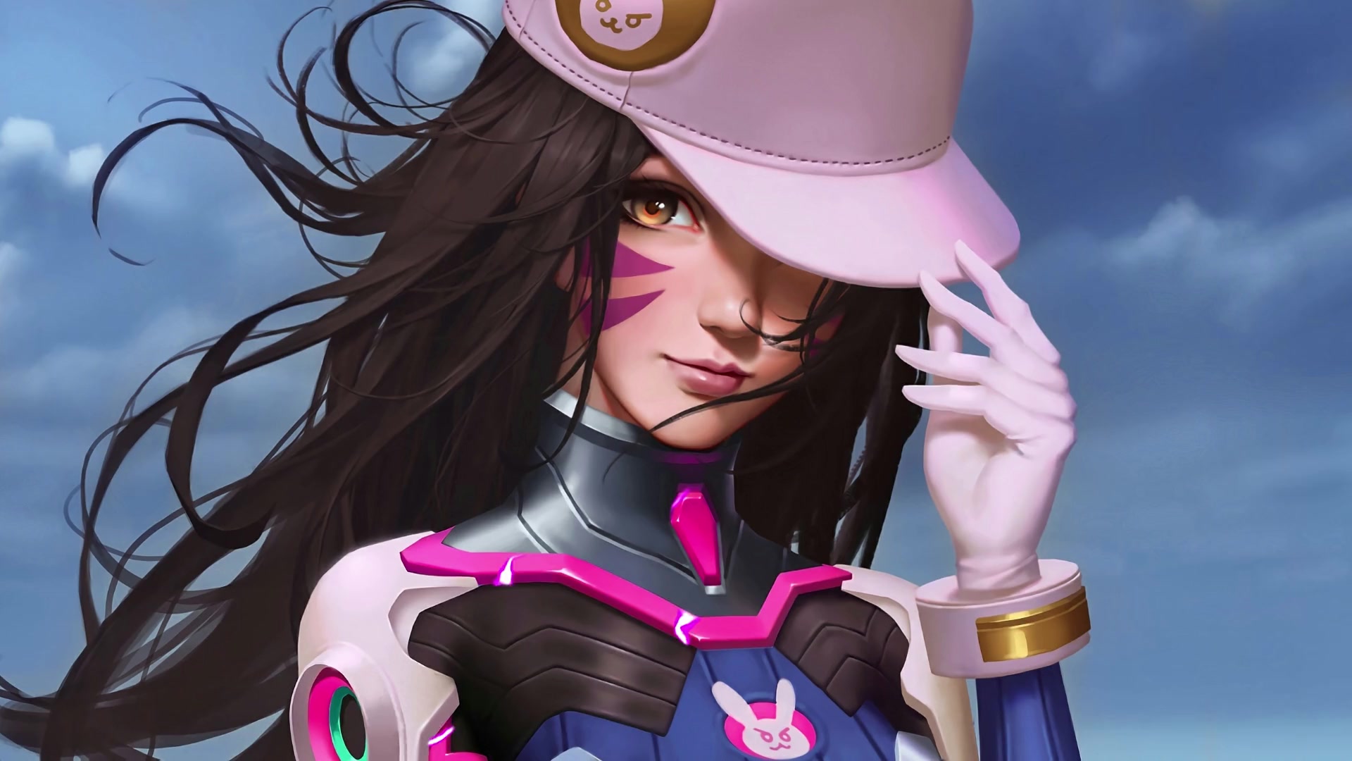 D Va Overwatch, fantasy girl Live Wallpaper