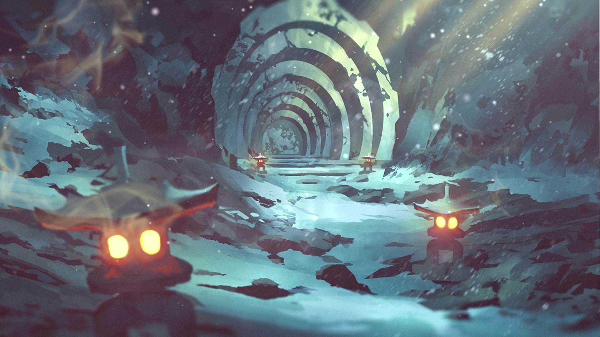 Oni Temple Live Wallpaper