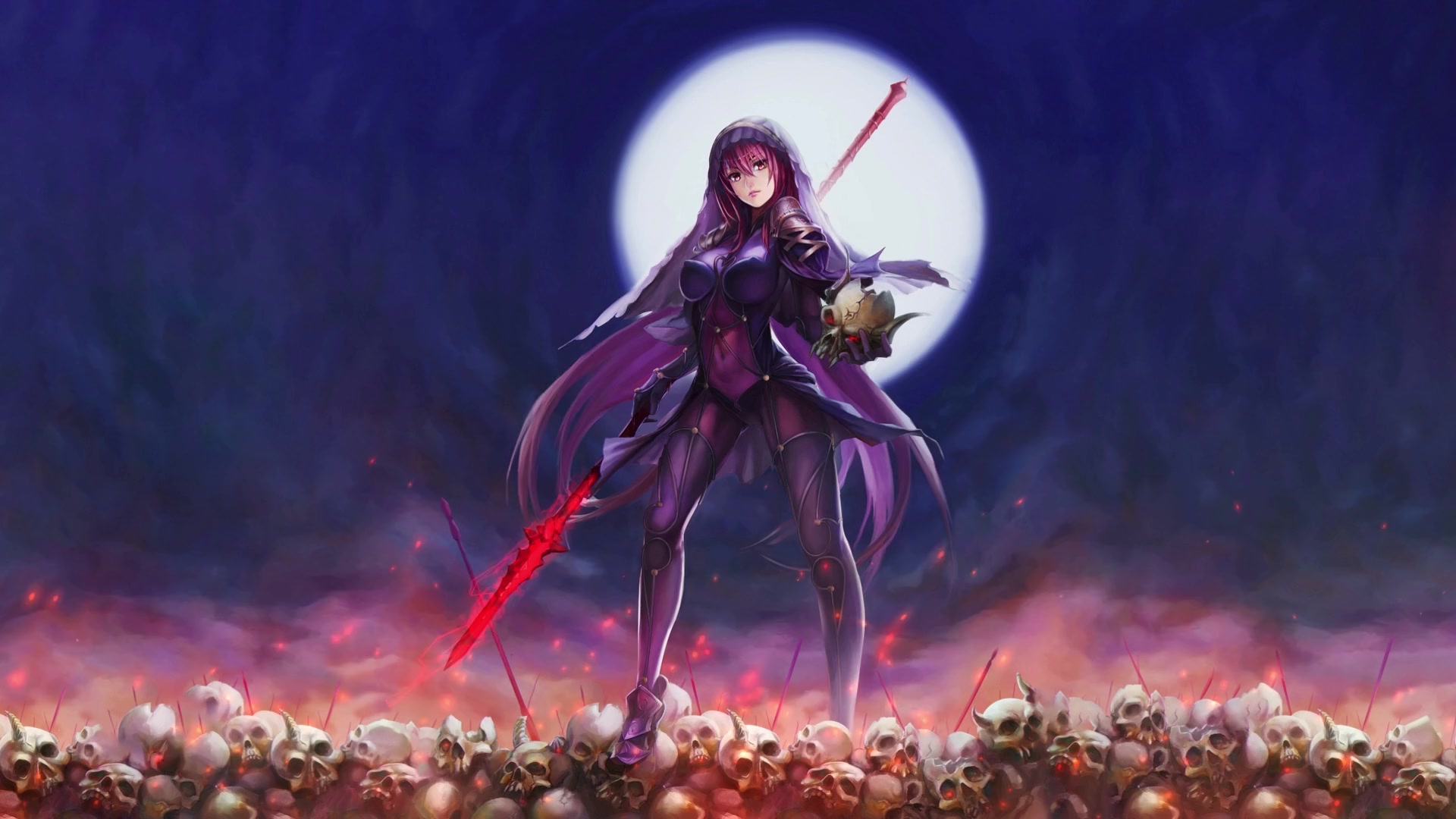 Scathach Fate Stay Night Live Wallpaper