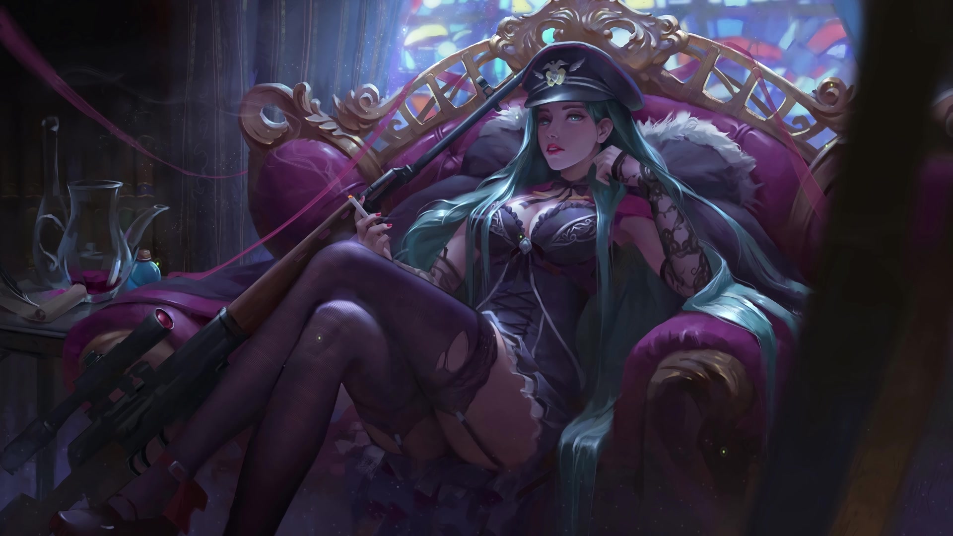 Sniper Girl Live Wallpaper