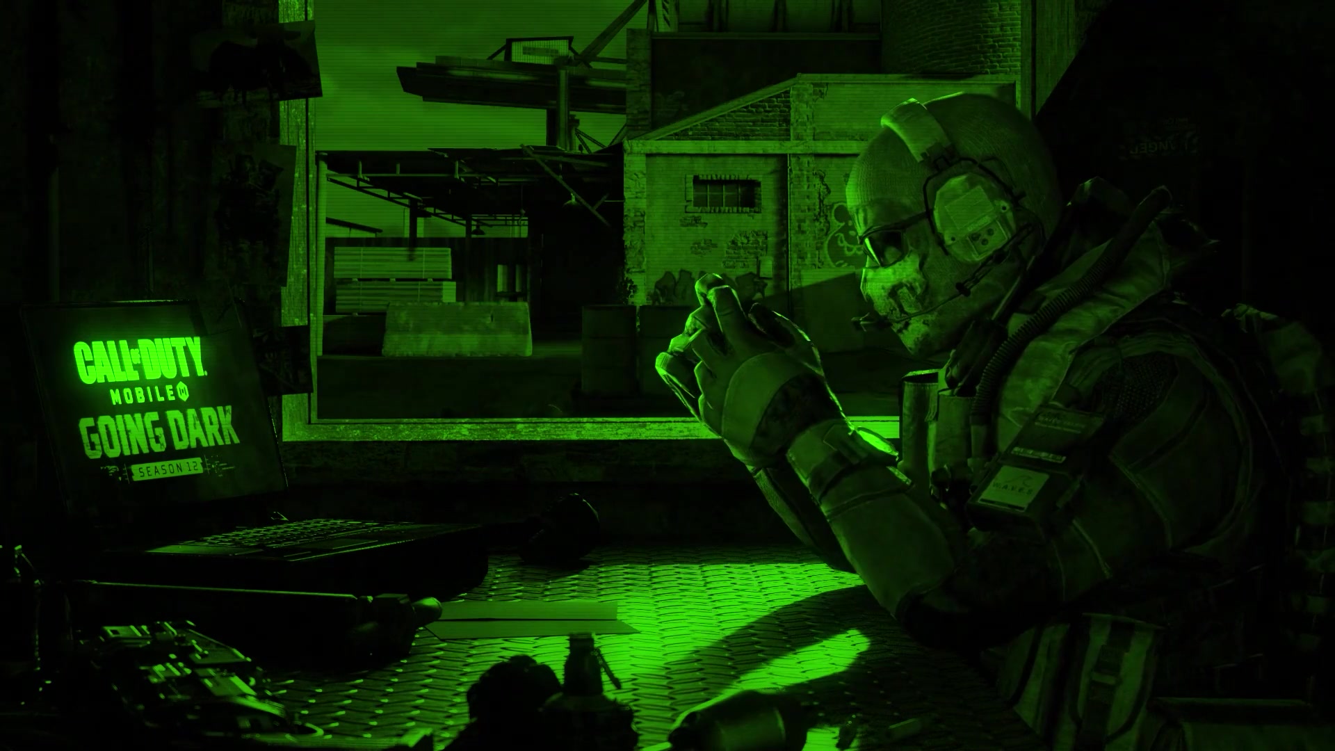 Call of Duty Mobile Night Vision Live Wallpaper