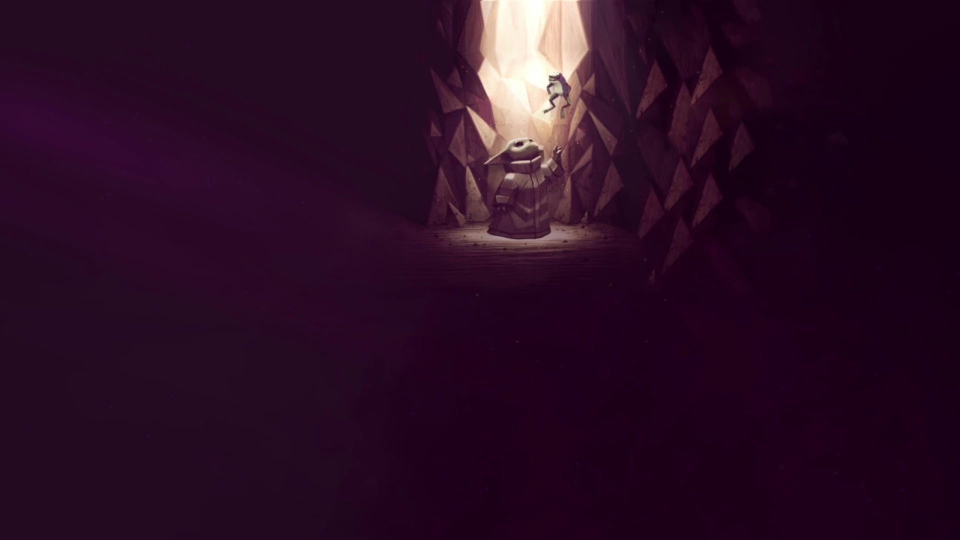 Baby Yoda Frog Live Wallpaper