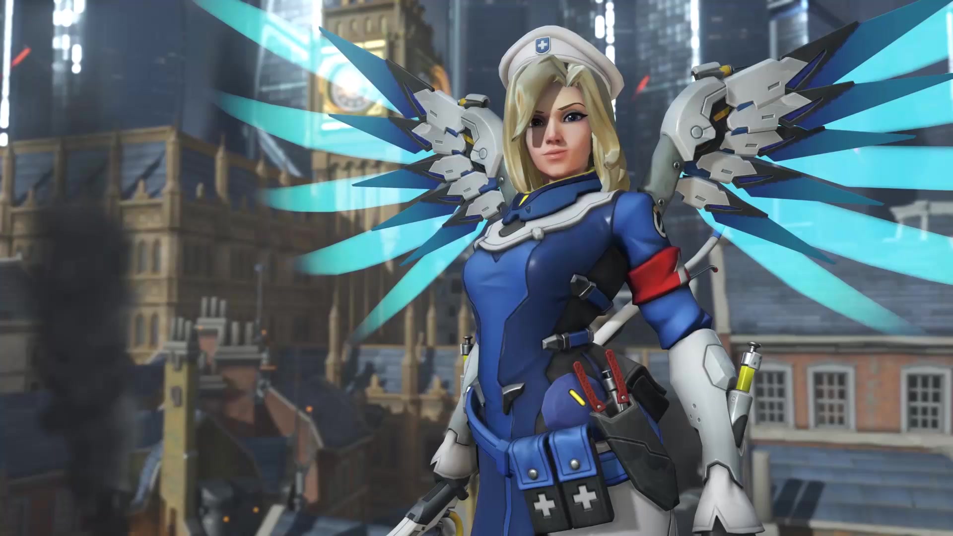 Mercy Uprising OW Live Wallpaper