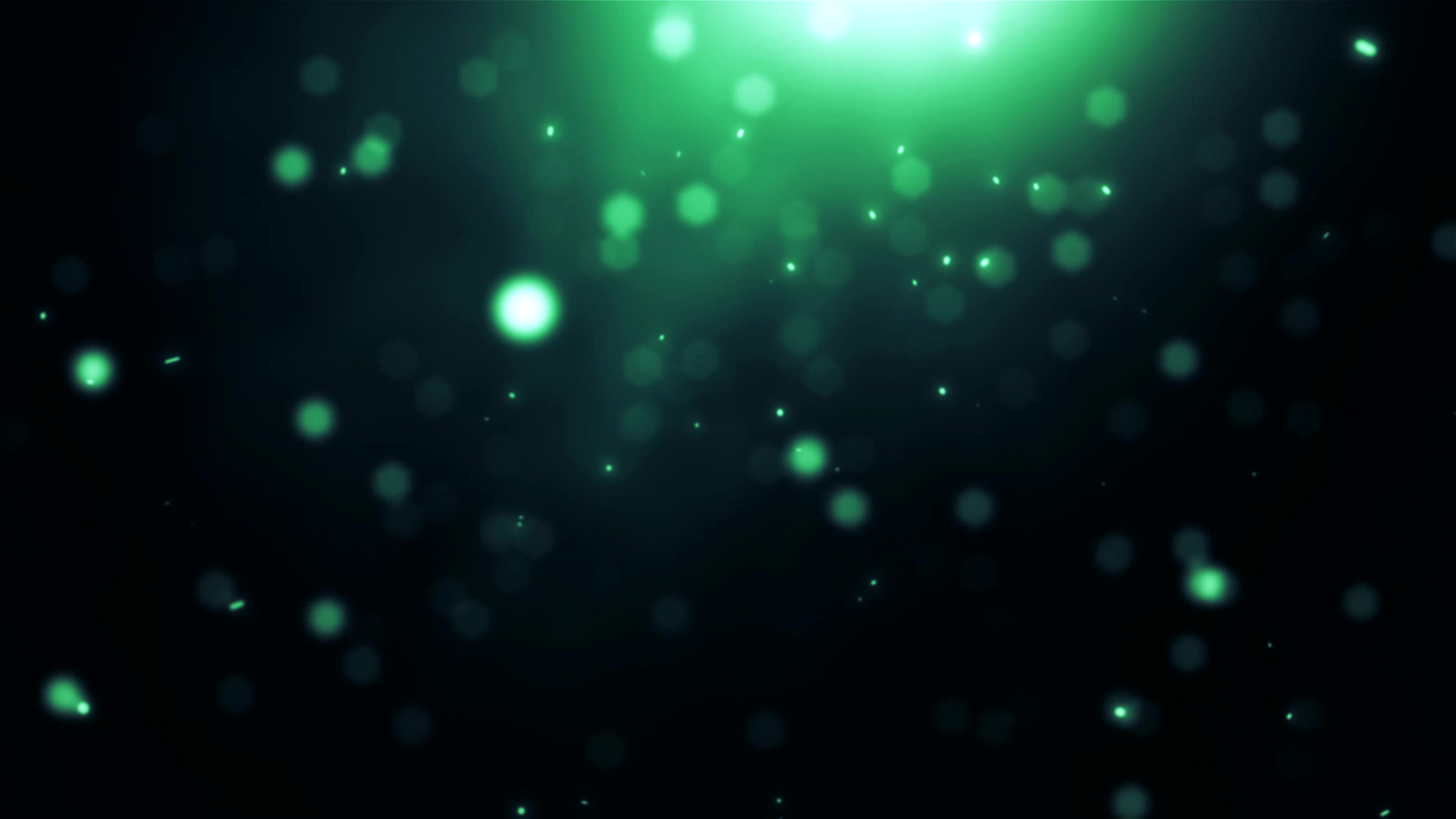 Green Particles 4k Live Wallpaper
