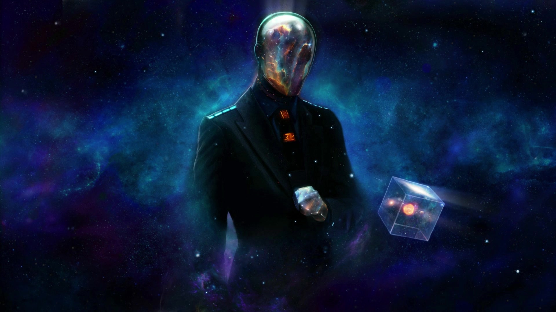 Galaxy Man Live Wallpaper