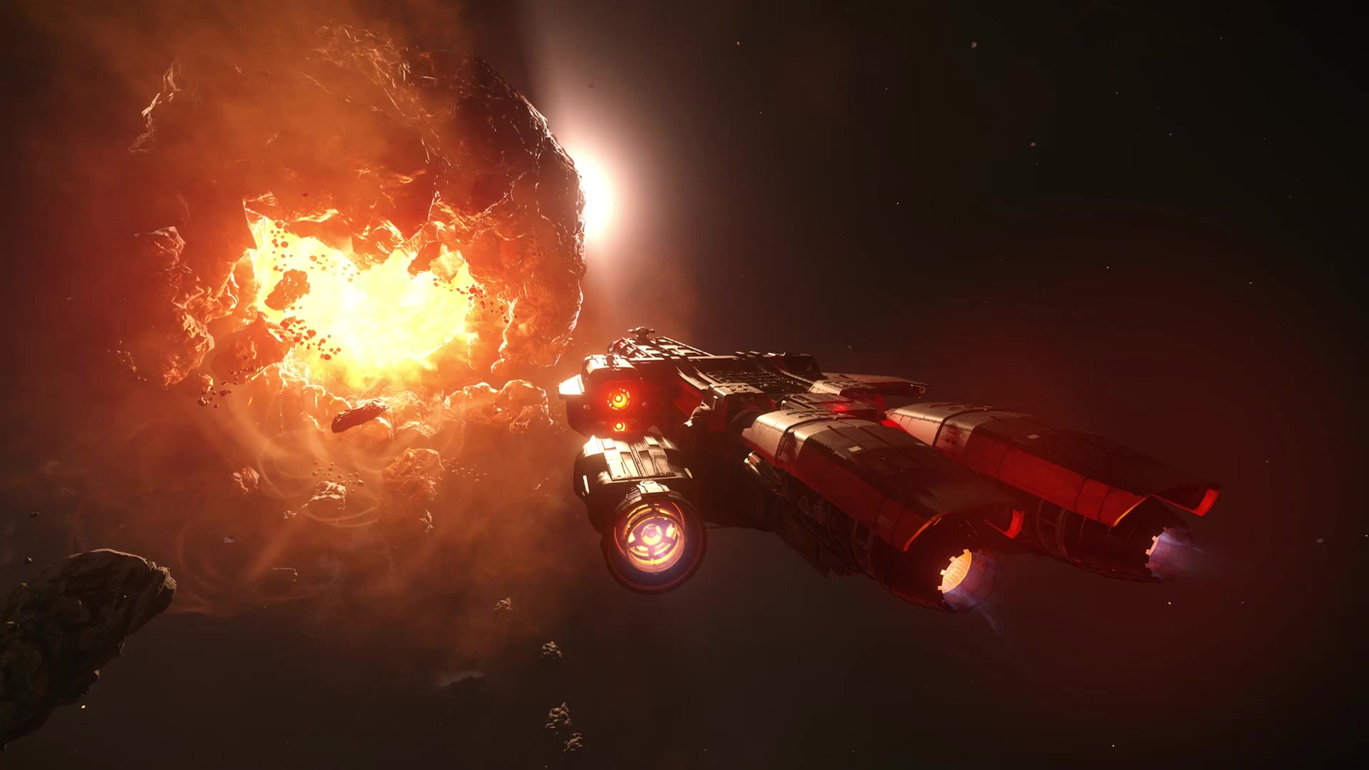 Spacehip Star Citizen Live Wallpaper