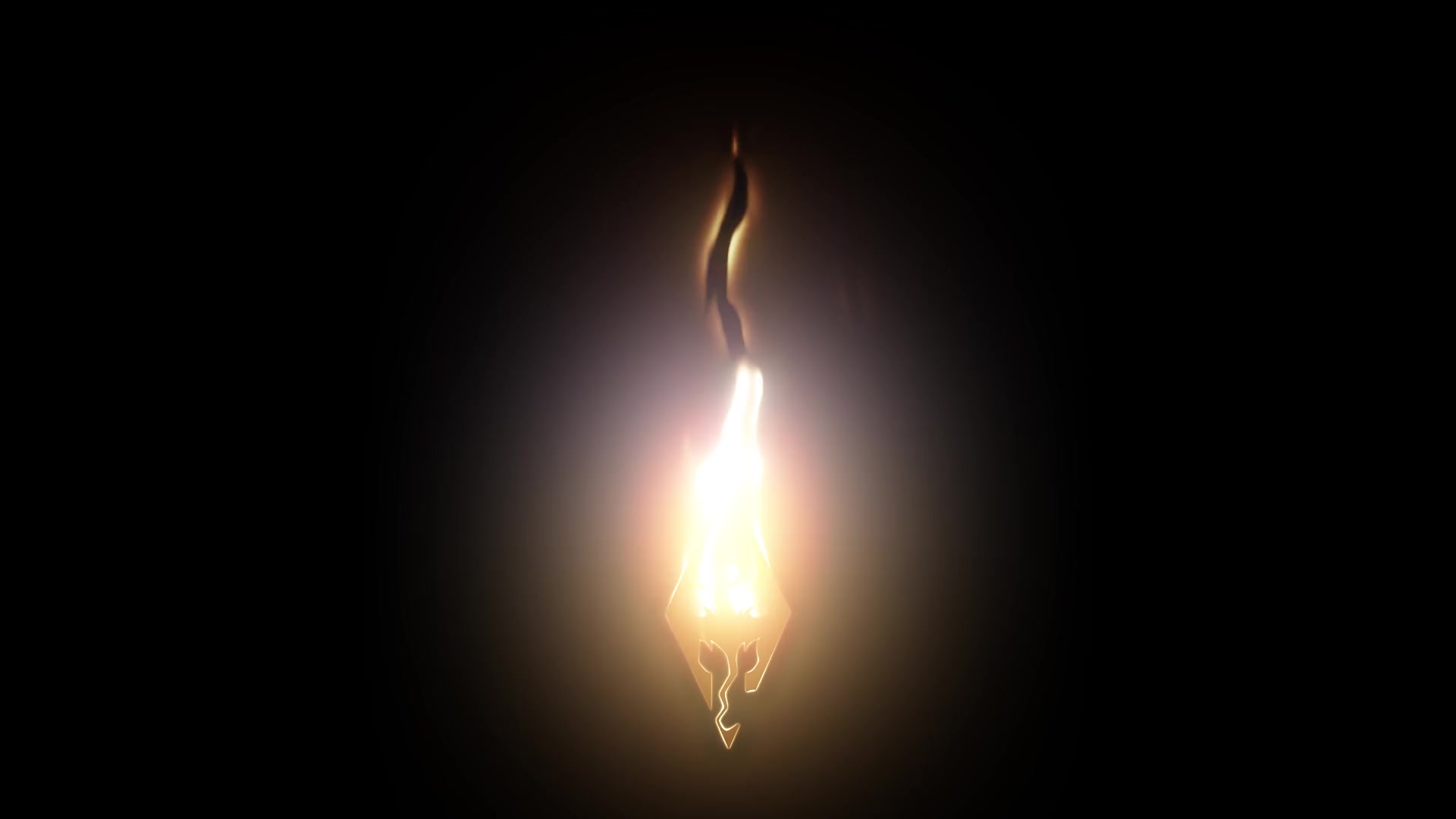 Skyrim Fire Live Wallpaper
