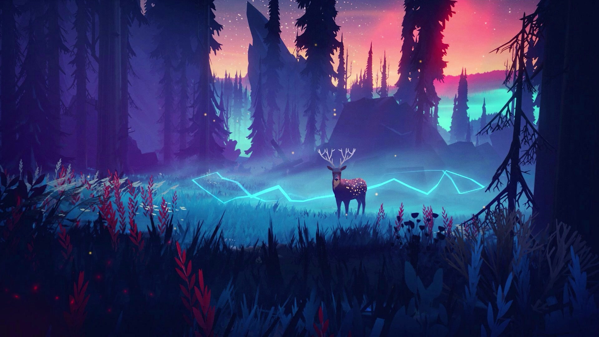 Among Trees Live Wallpaper