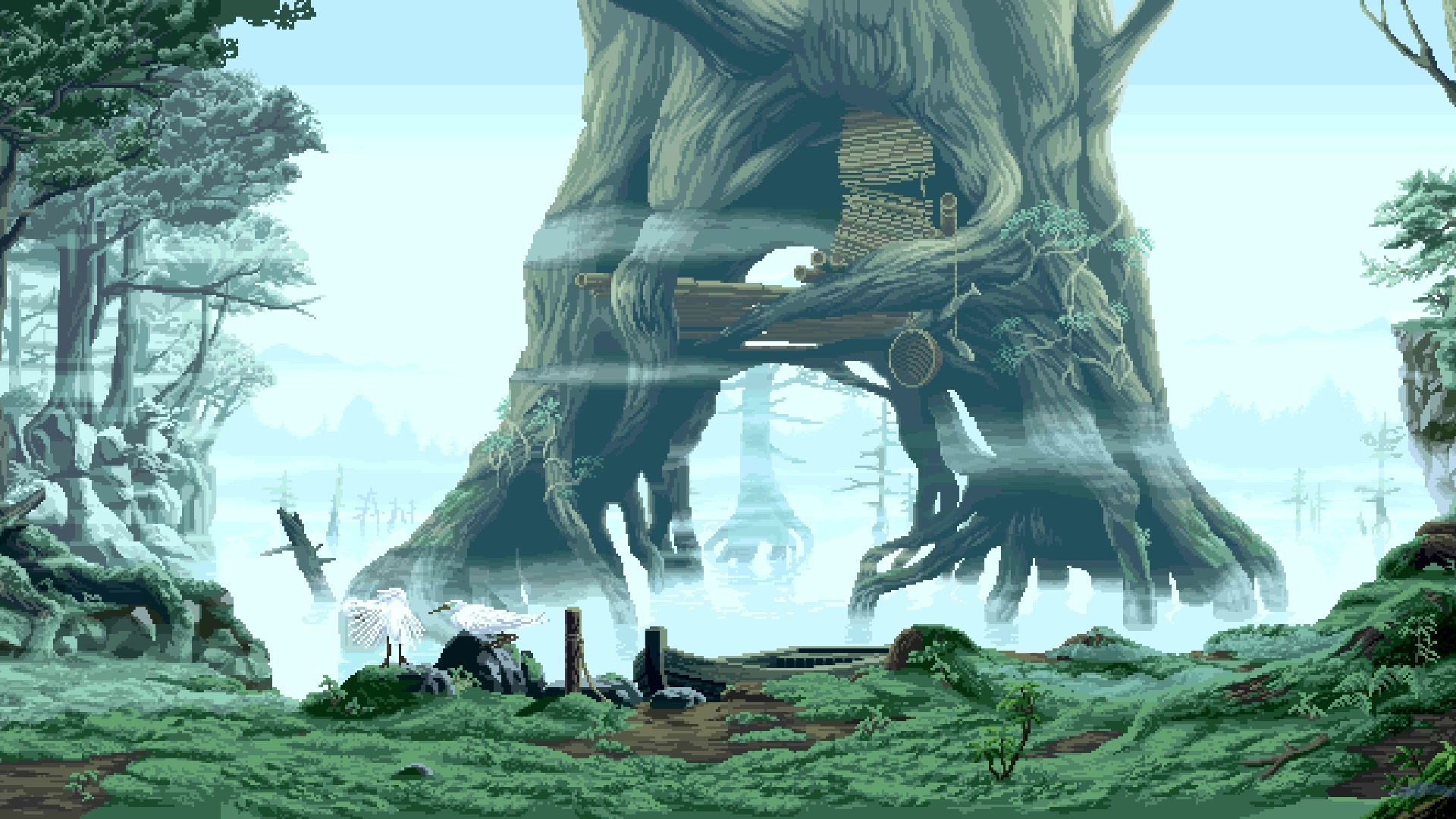 Fighter Swamp Live Wallpaper