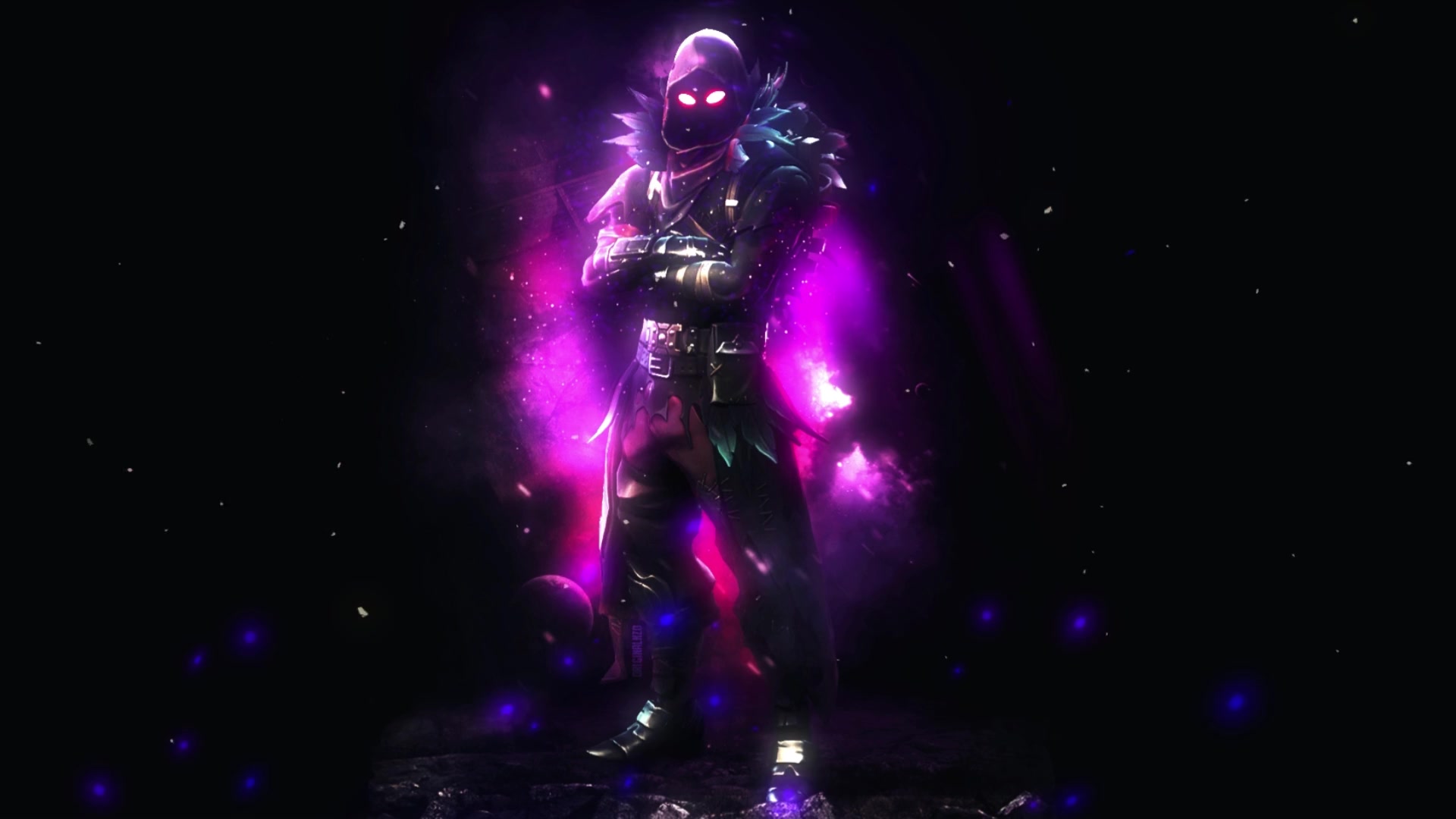 Raven Embers Fortnite Live Wallpaper