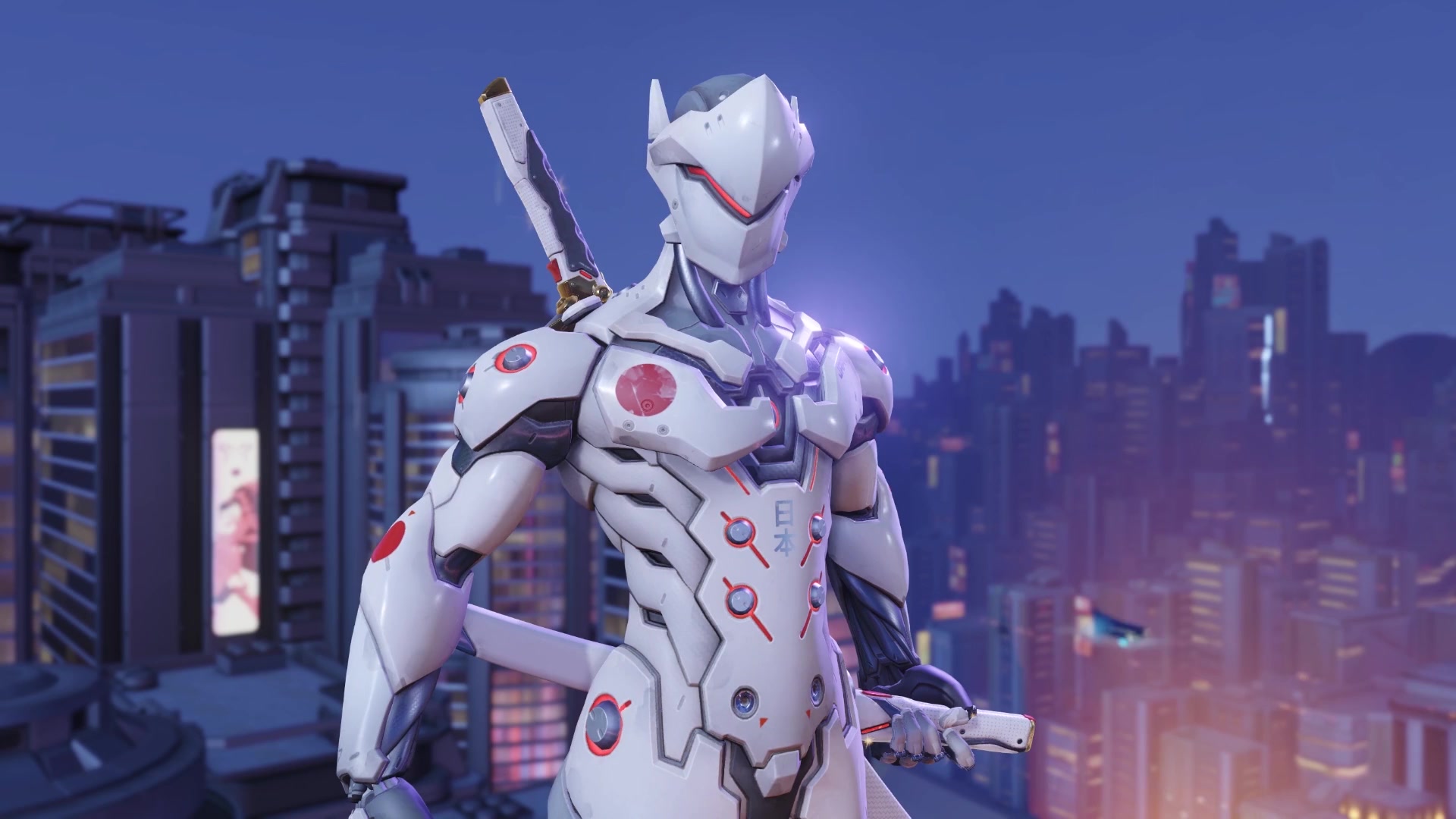 White Genji OW Live Wallpaper