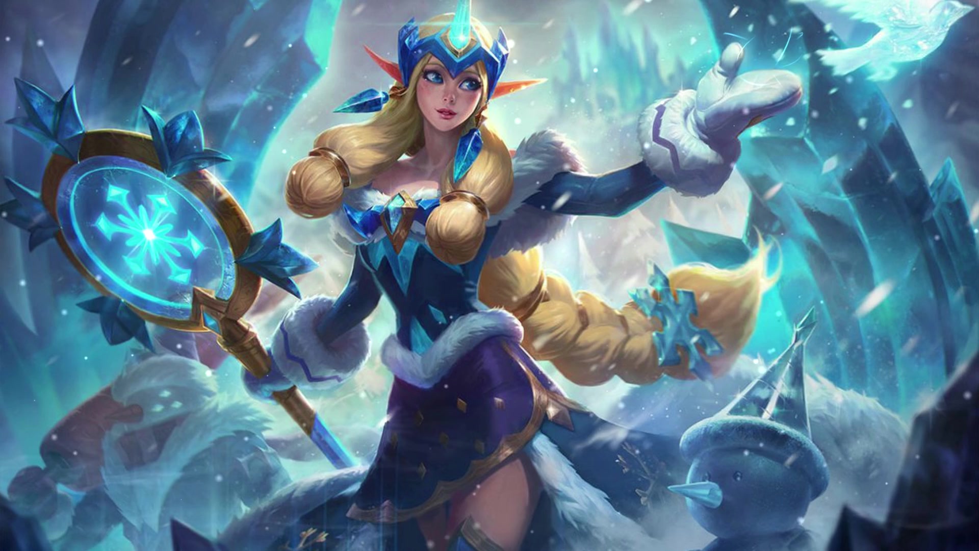 Winter Wonder Soraka LOL Live Wallpaper