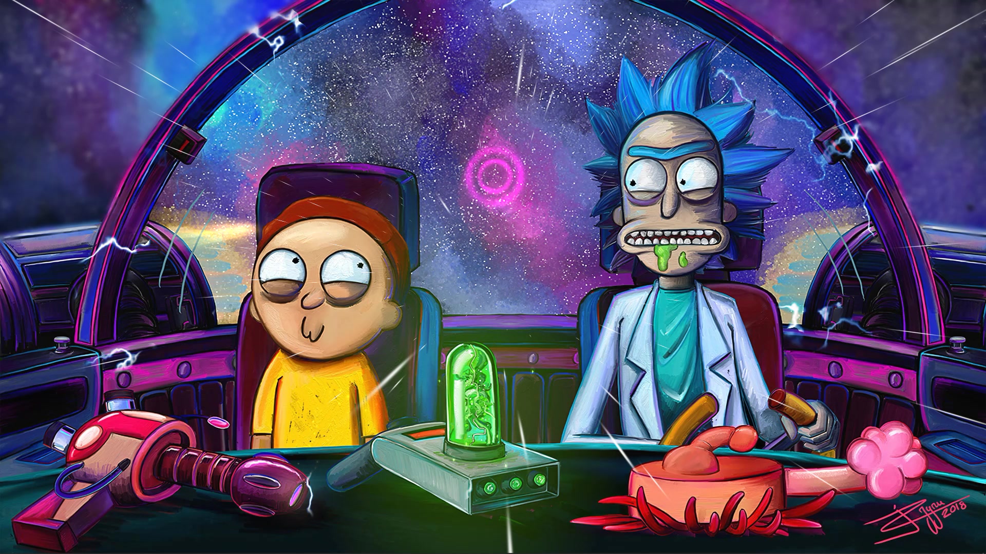 2023 Rick And Morty Live Wallpaper