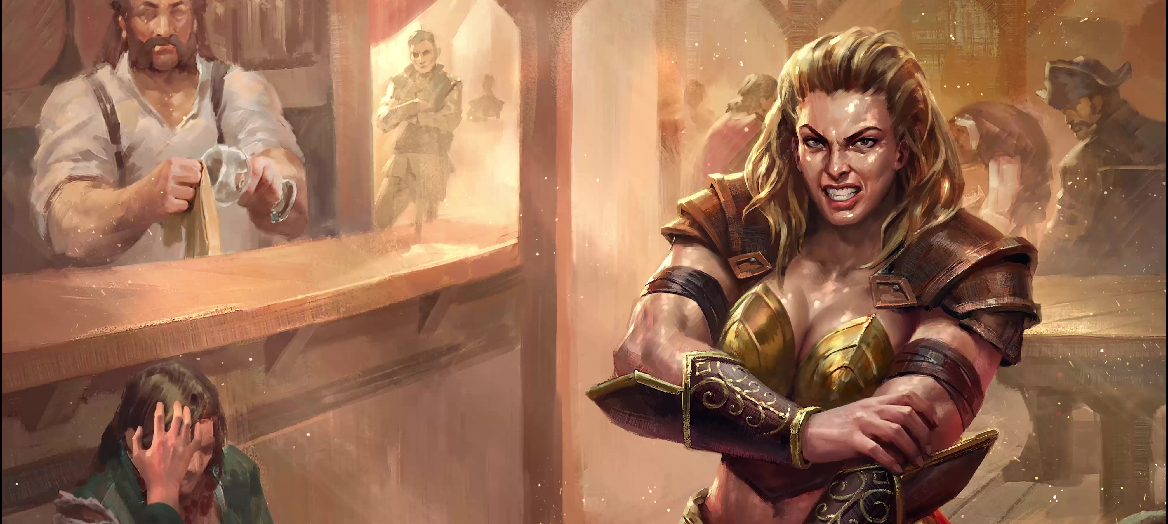 Valda, warrior girl Live Wallpaper