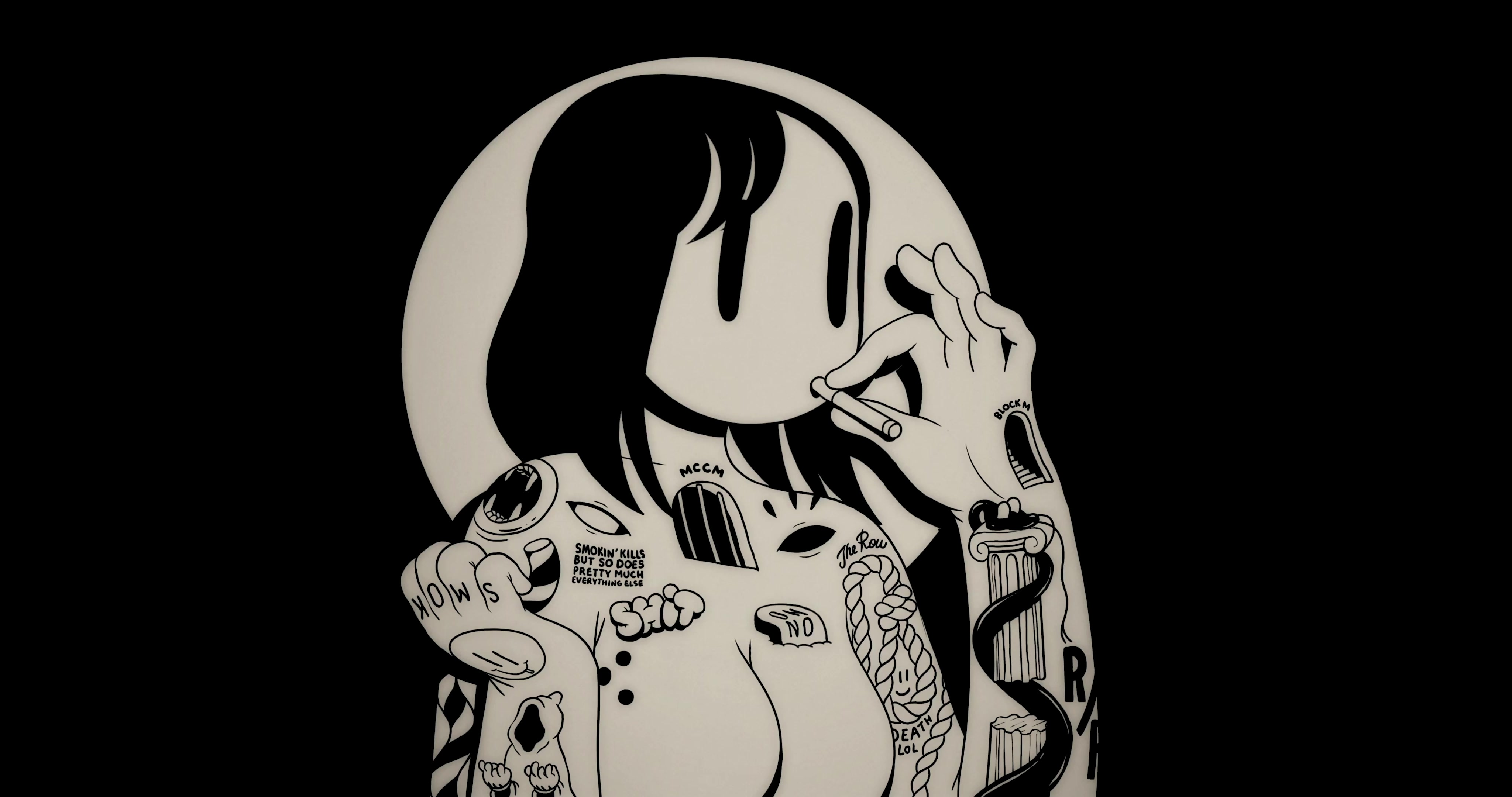 Smoke By Mcbess 4k Live Wallpaper