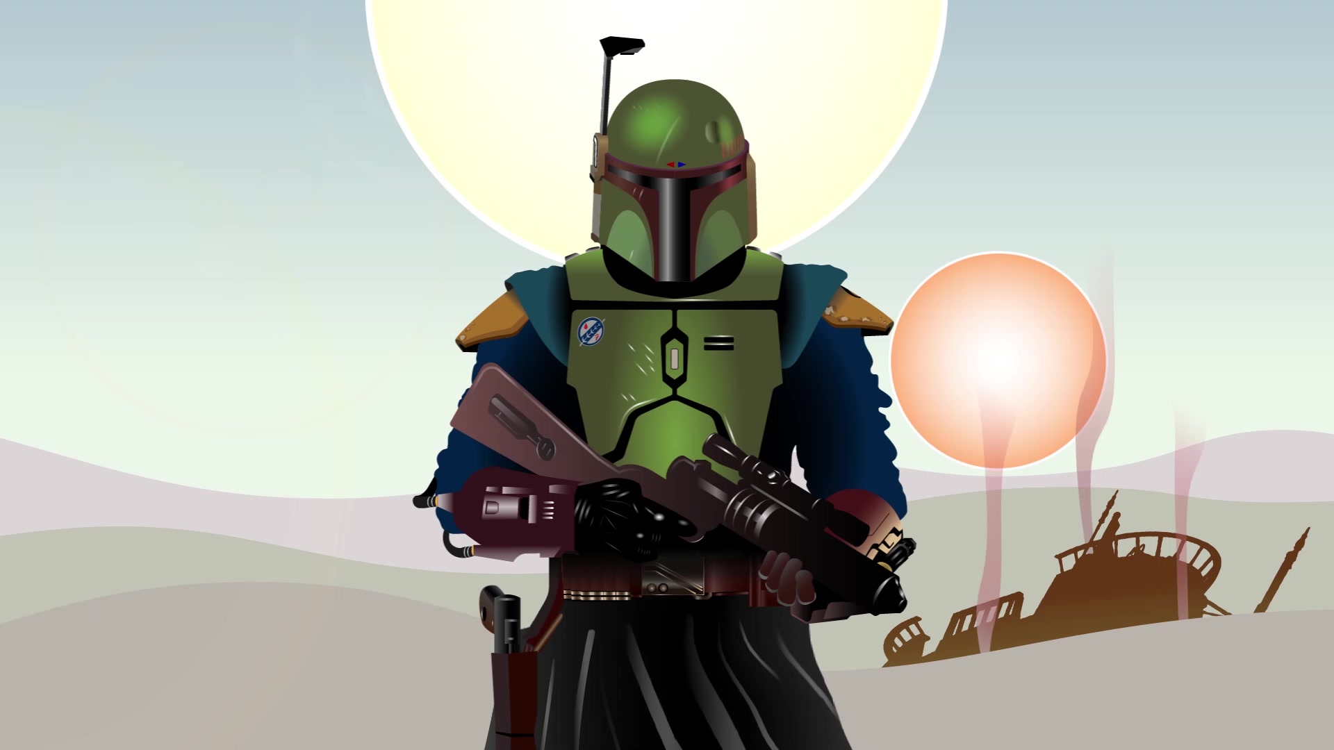 Star wars Boba Fett Live Wallpaper