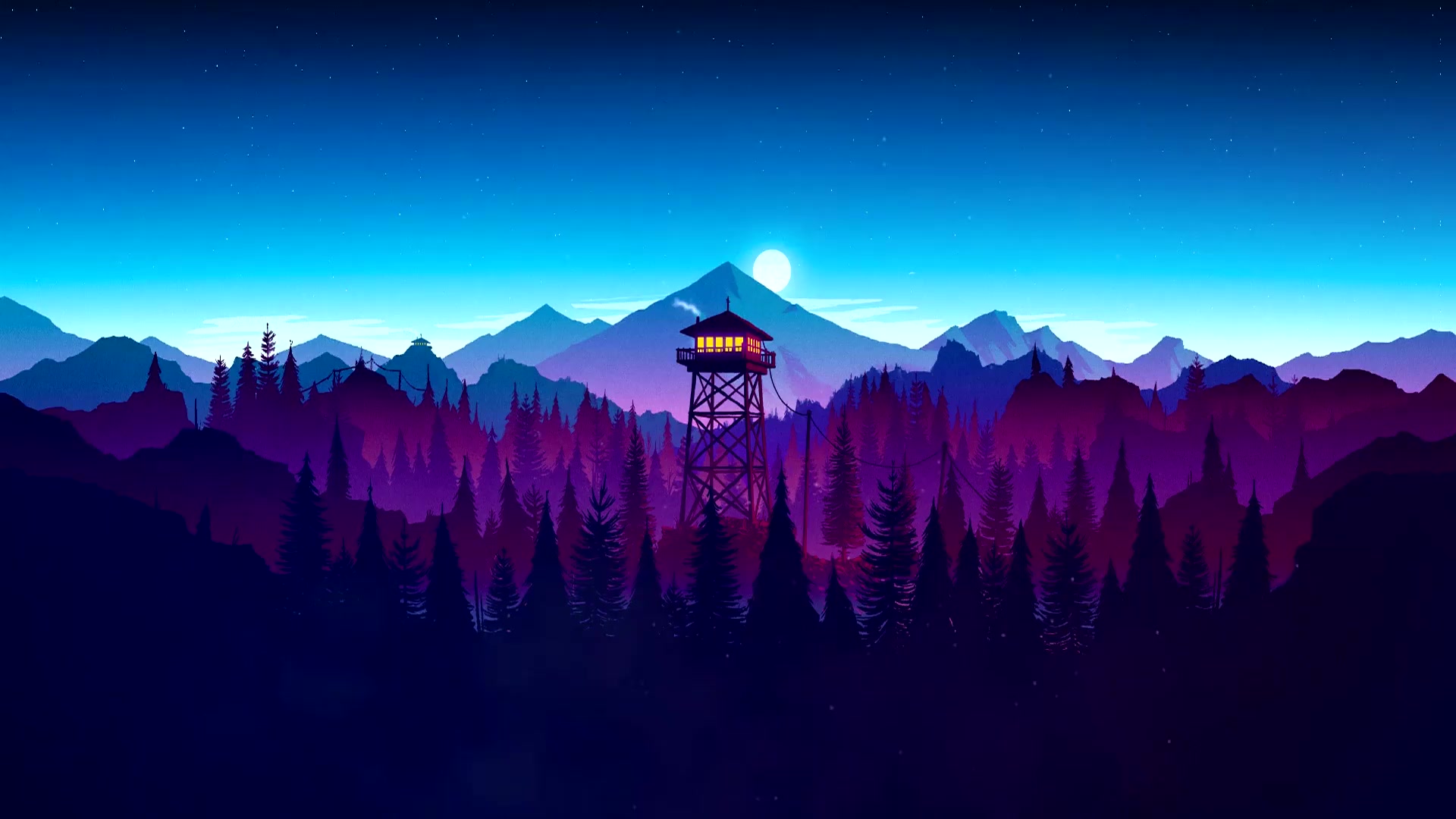 forest tower Live Wallpaper