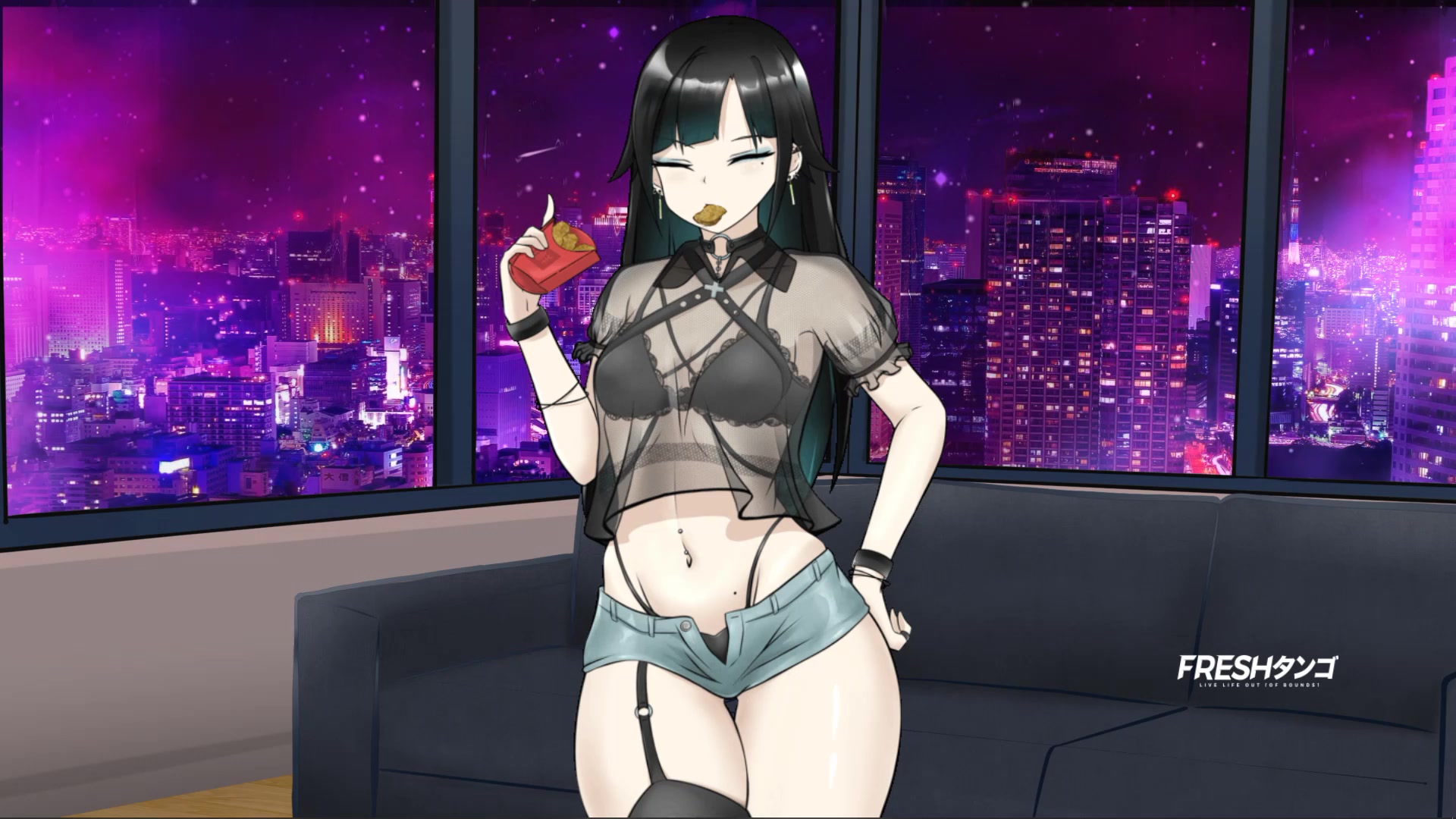 Anime girl cute Live Wallpaper