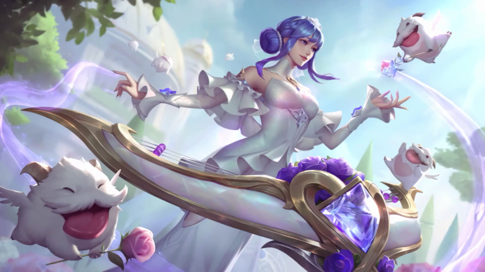 Crystal Rose Sona Live Wallpaper