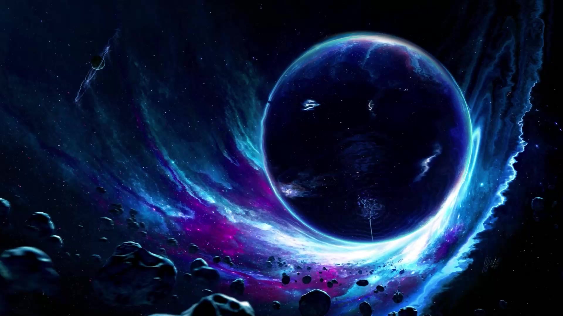 Andromeda Planet Live Wallpaper