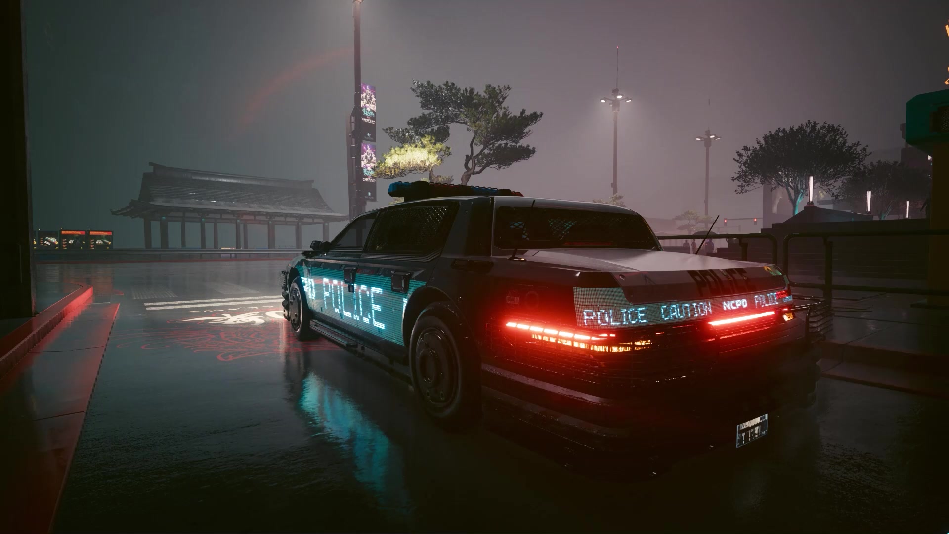 Cyberpunk 2077 Police Live Wallpaper