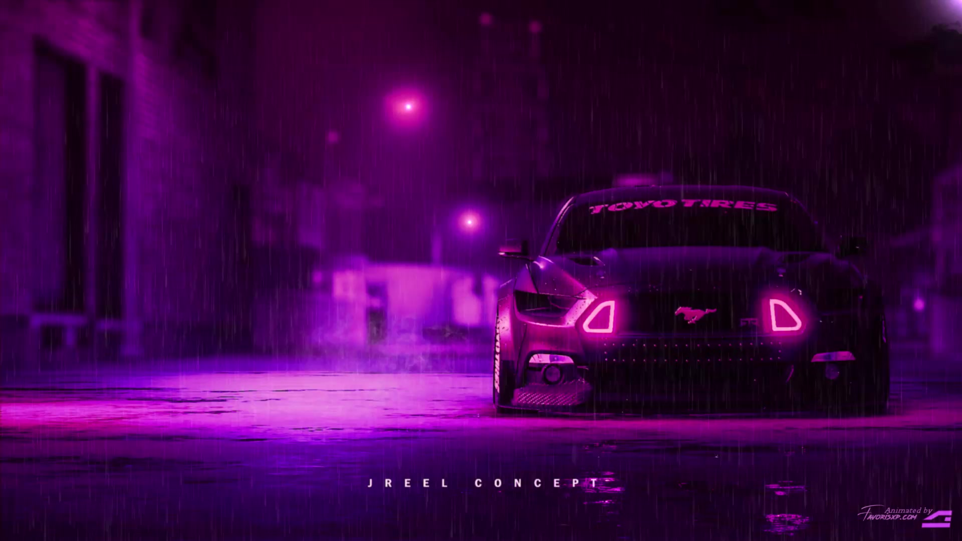 Ford Mustang In The Dark Live Wallpaper