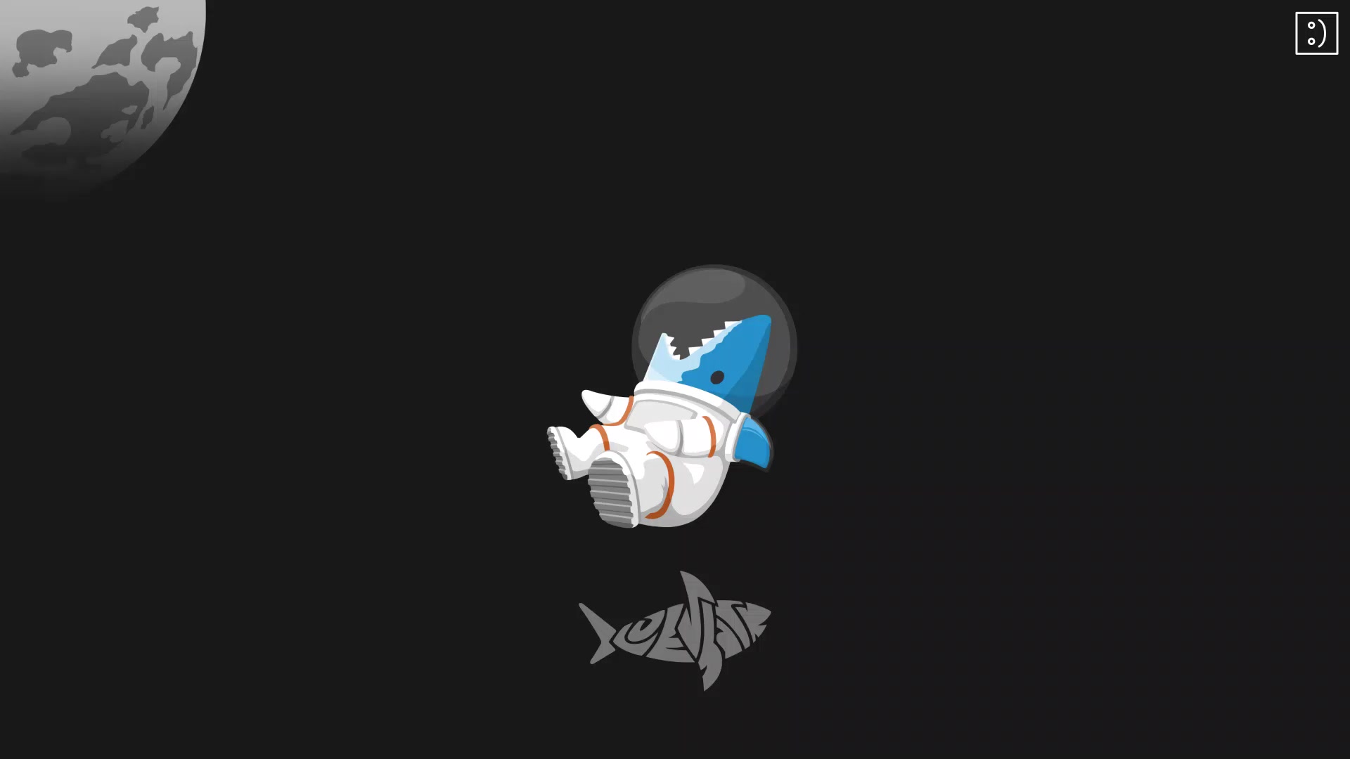 Space Shark, Shark Astronaut Live Wallpaper