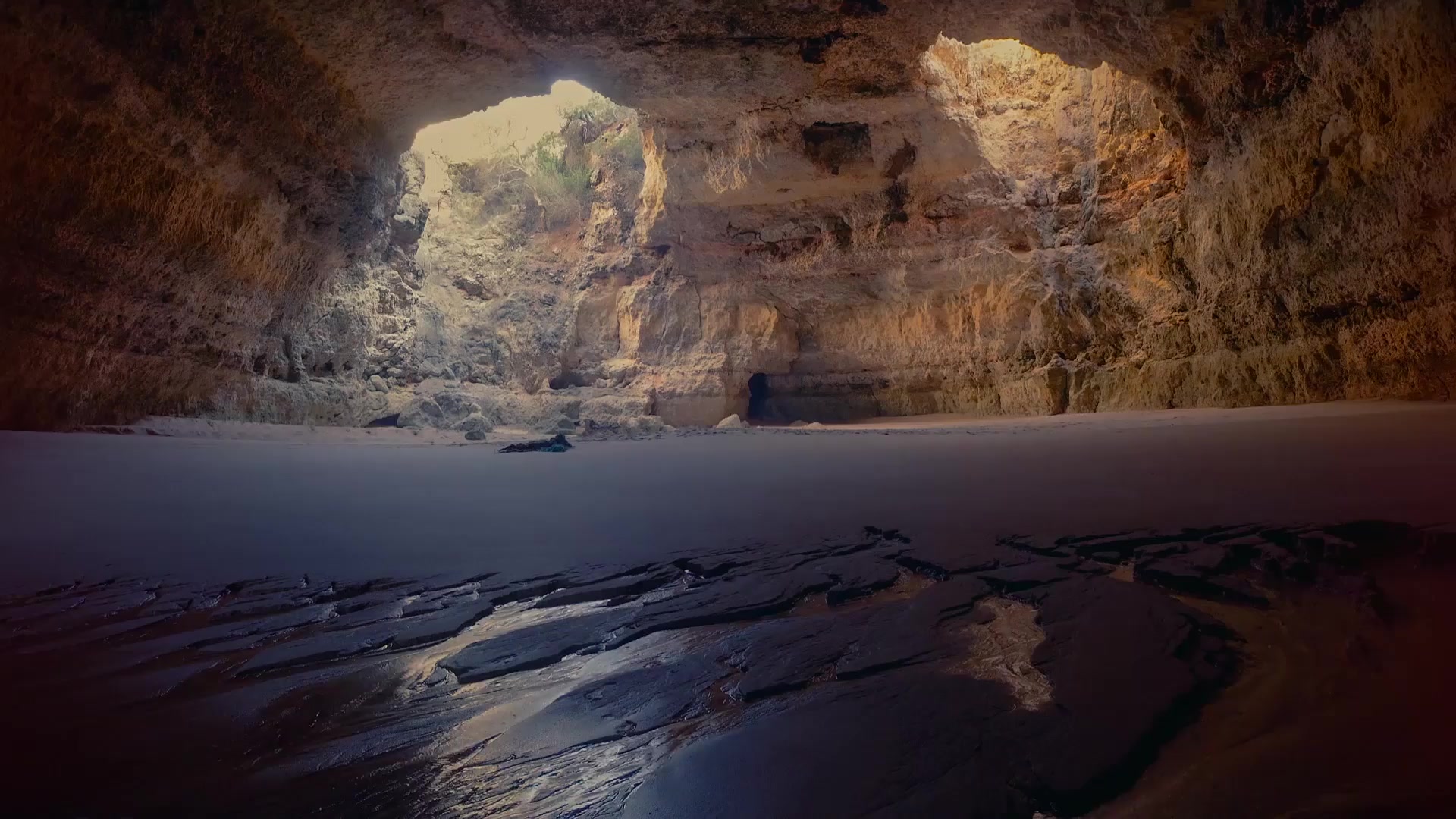 Cave Waves Live Wallpaper