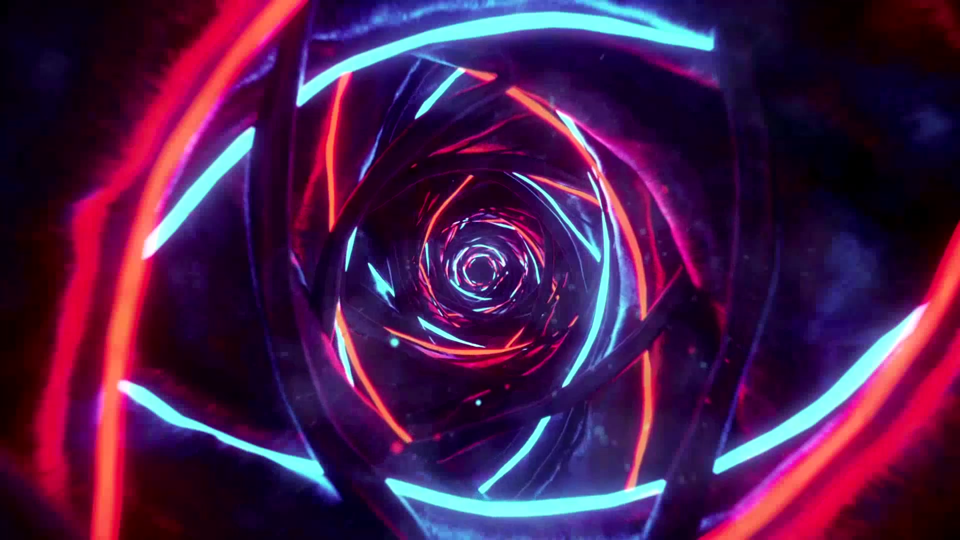 Neon Tunnel Live Wallpaper
