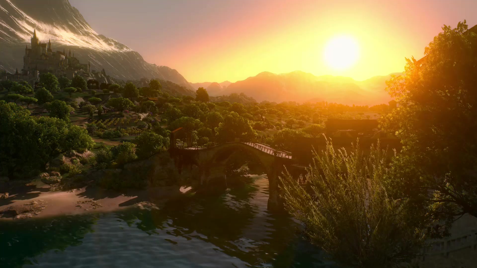 Sunset in Toussaint Live Wallpaper