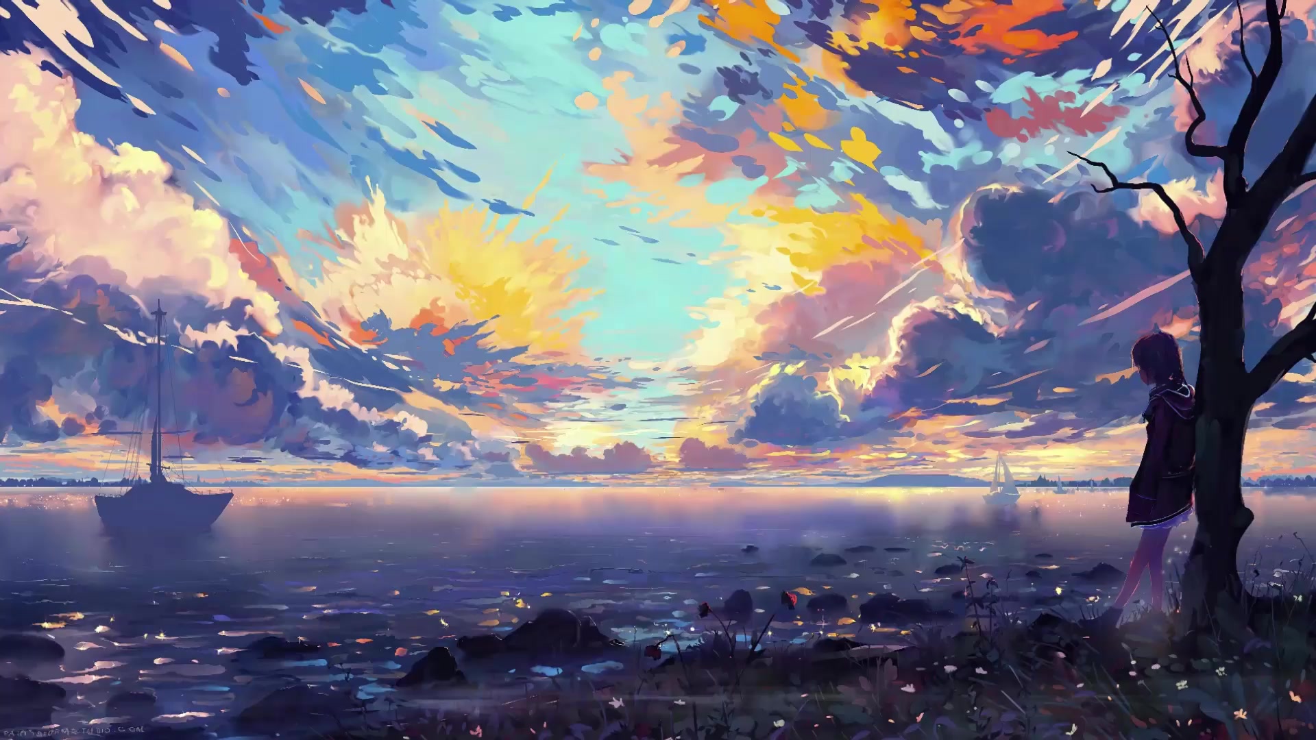 Evening Lake Live Wallpaper