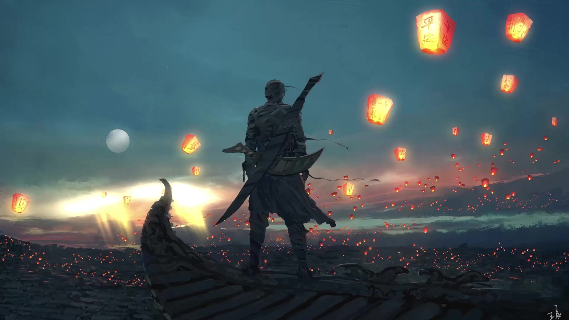 Sky Lanterns Live Wallpaper
