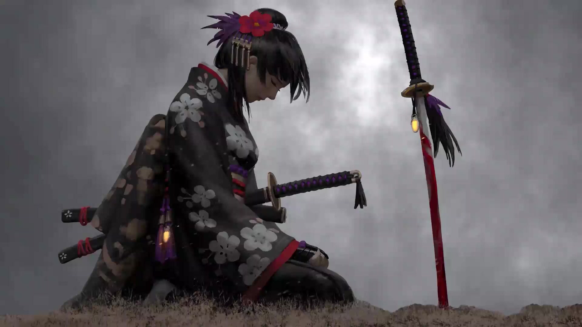 Katana Girls Live Wallpaper