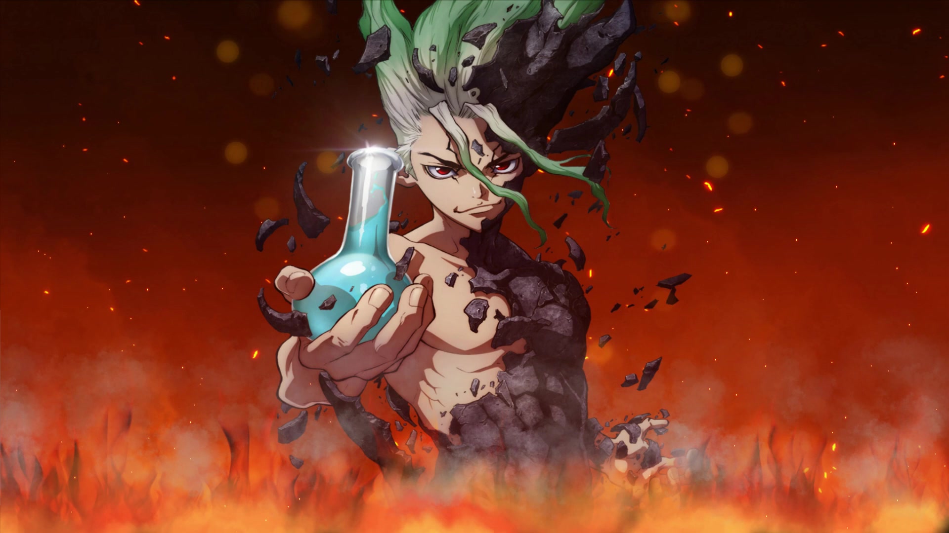 4K Dr. Stone Senku Ishigami Live Wallpaper