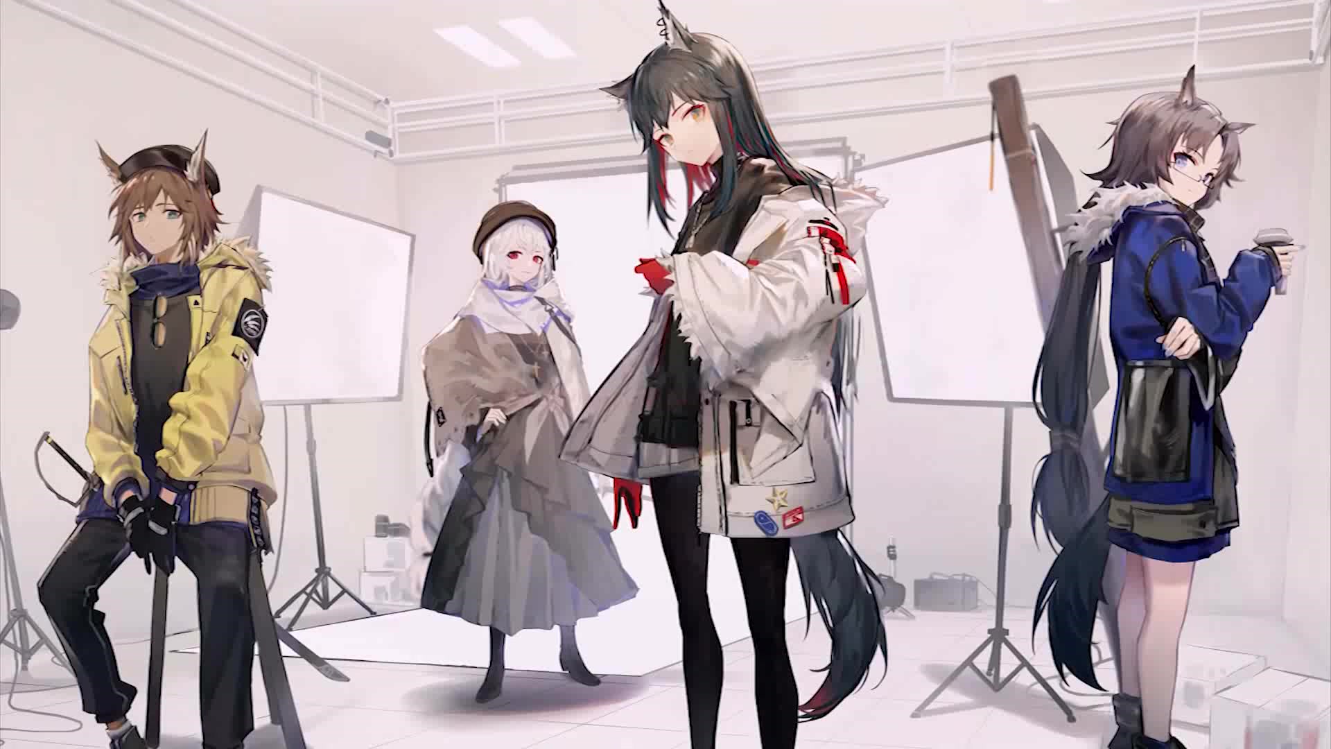 38. Arknights - Texas Fang Specter Live Wallpaper