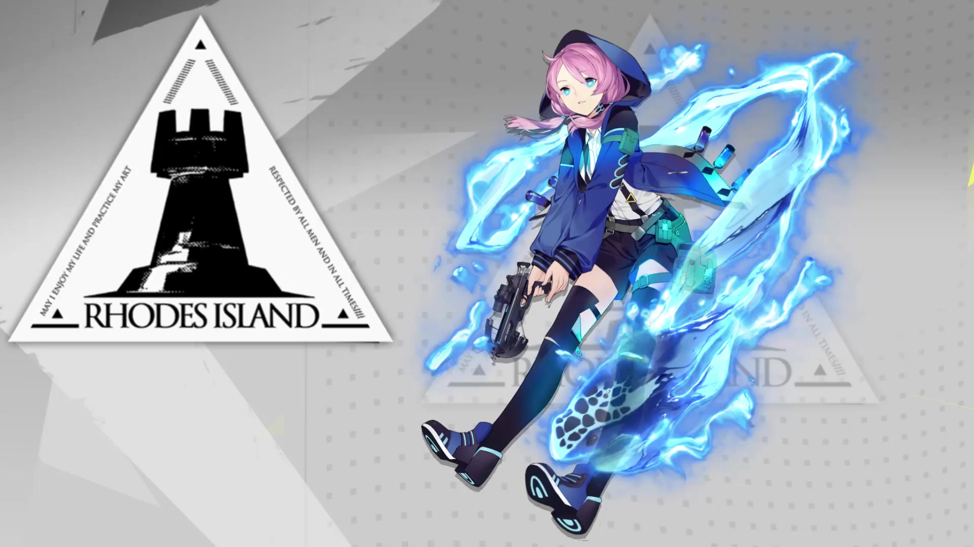 27. Arknights - Blue Poison Live Wallpaper