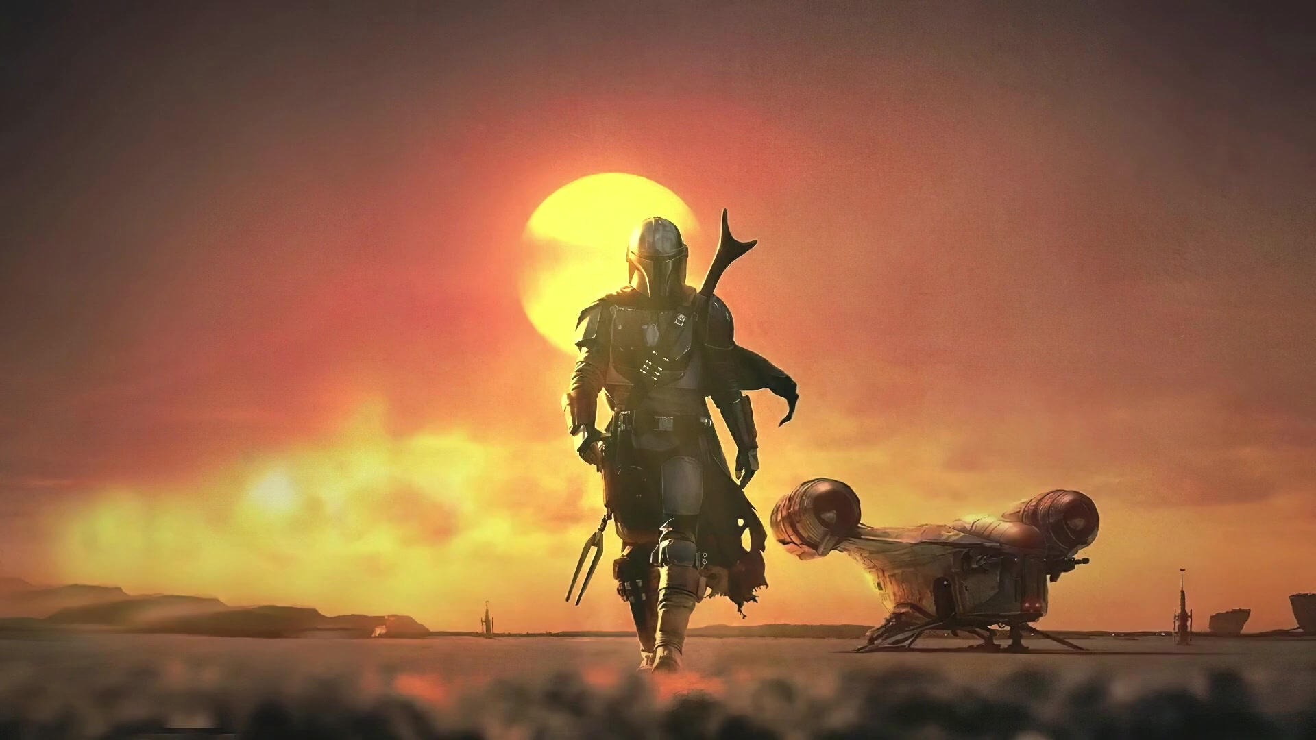 Mandalorian Heat Live Wallpaper
