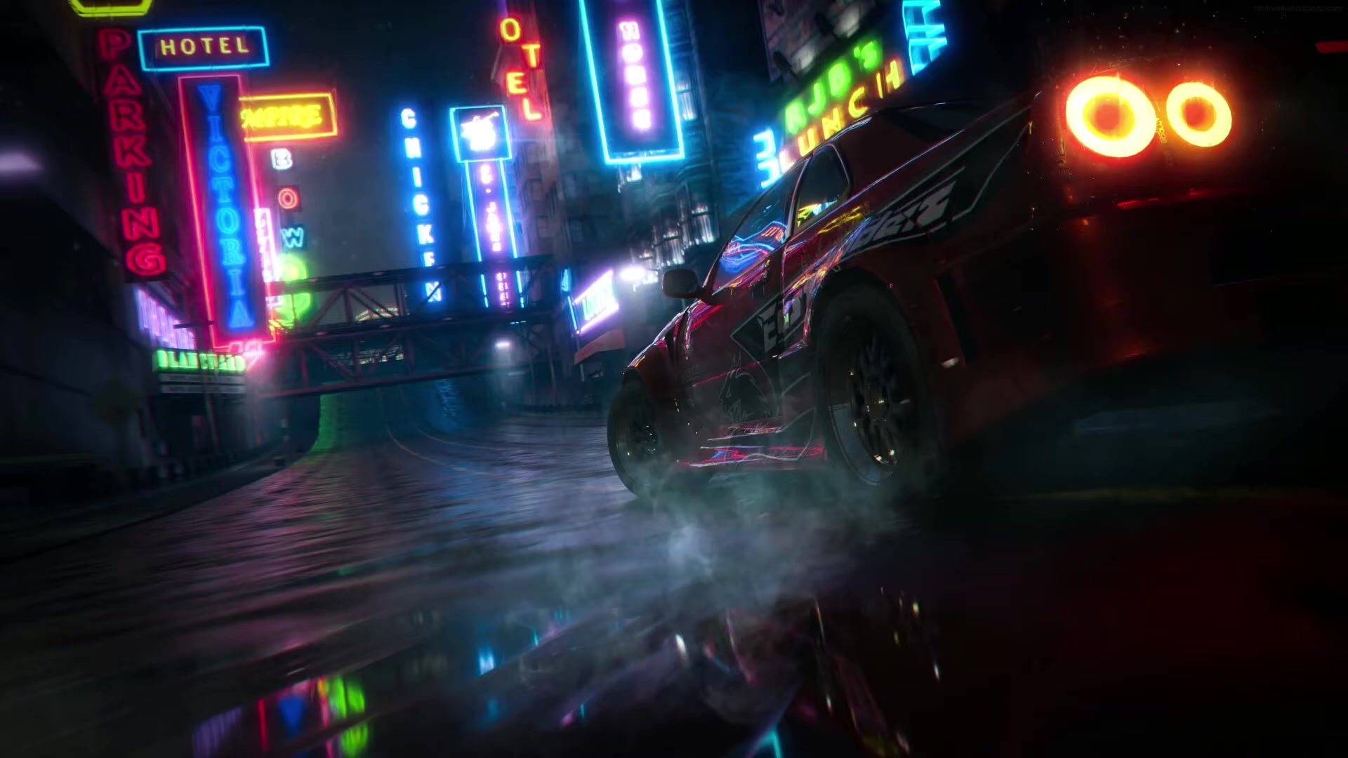 Empty Streets Need for Speed GTR N4S Live Wallpaper