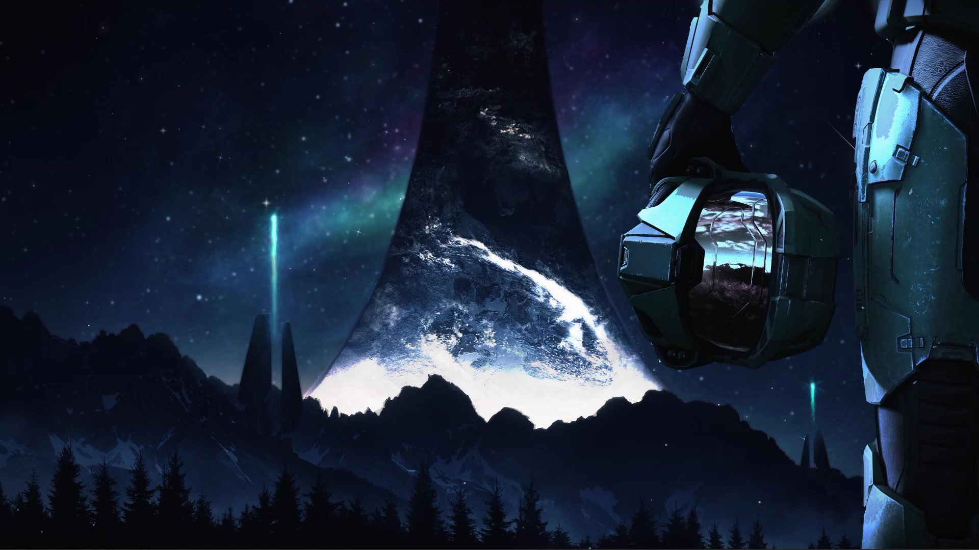 Halo Infinite Dark Live Wallpaper