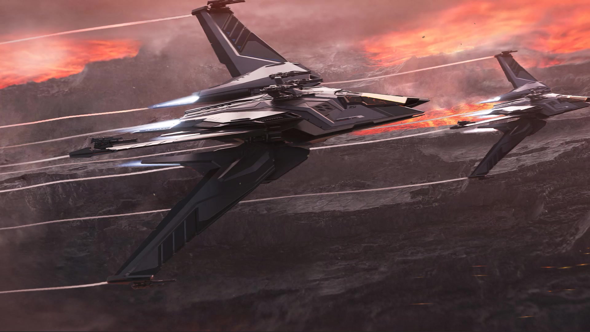 Star Citizen RSI Scorpius Live Wallpaper
