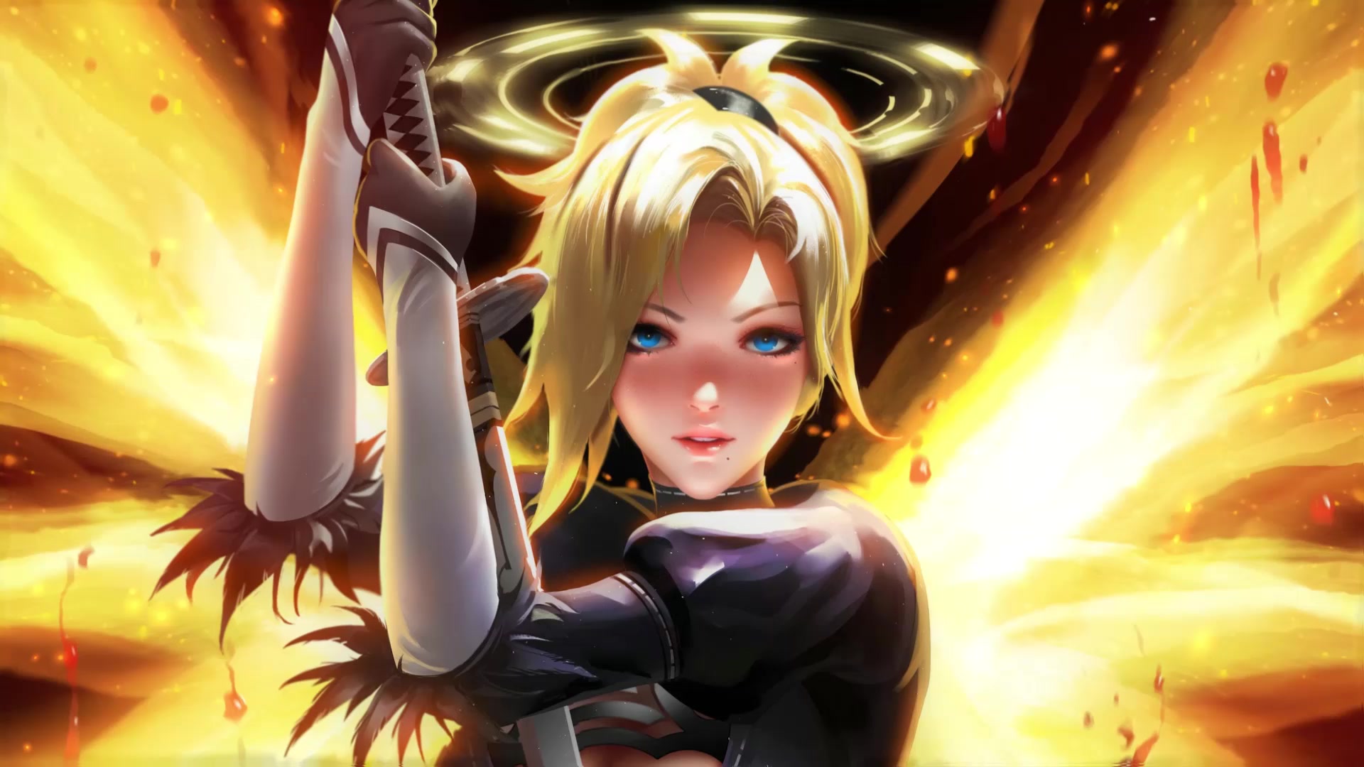Mercy Overwatch Live Wallpaper