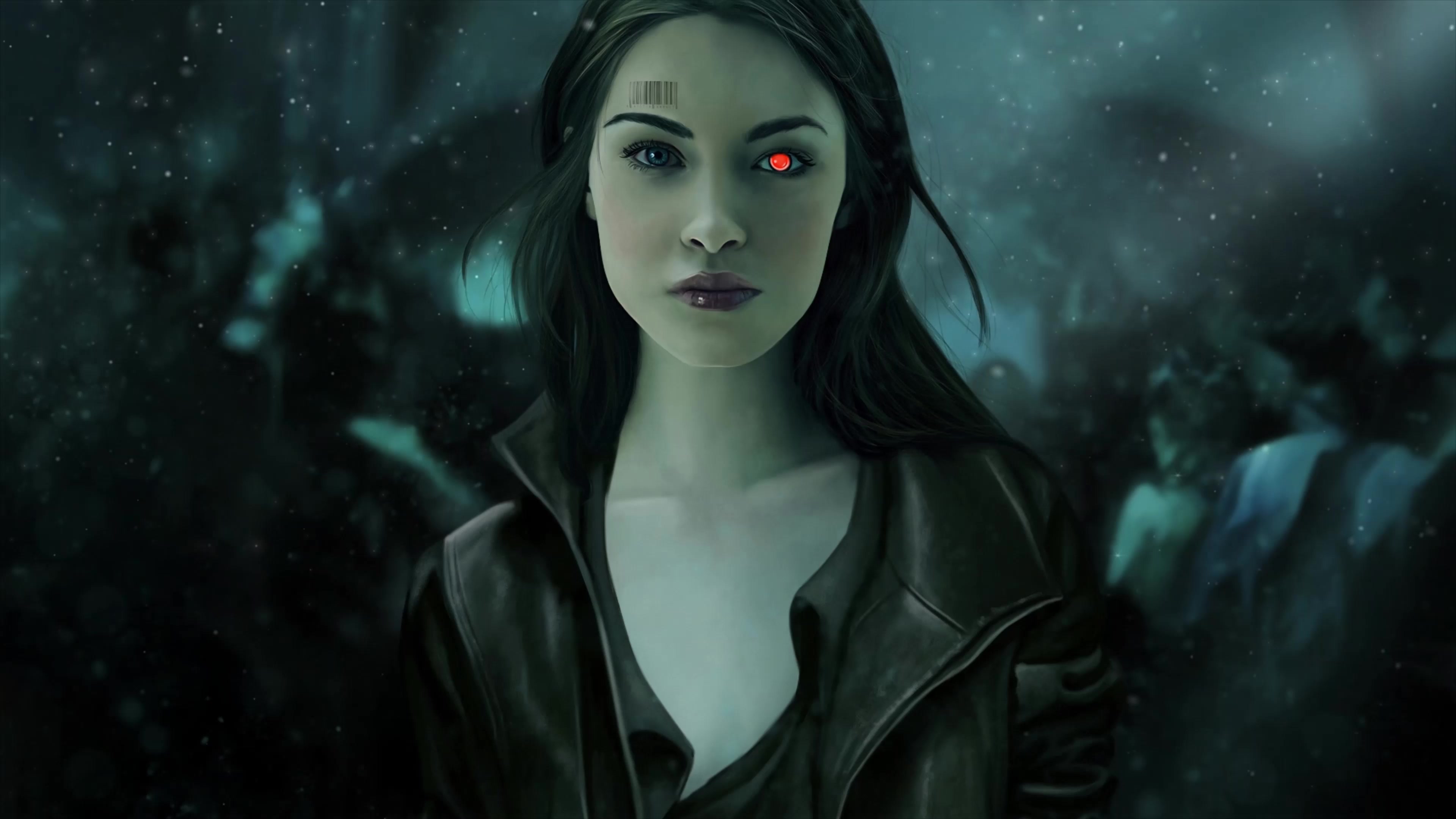 Cyborg Girl 4K Live Wallpaper