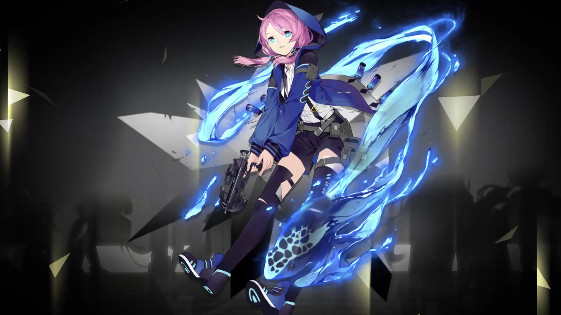28. Arknights - Blue Poison Live Wallpaper
