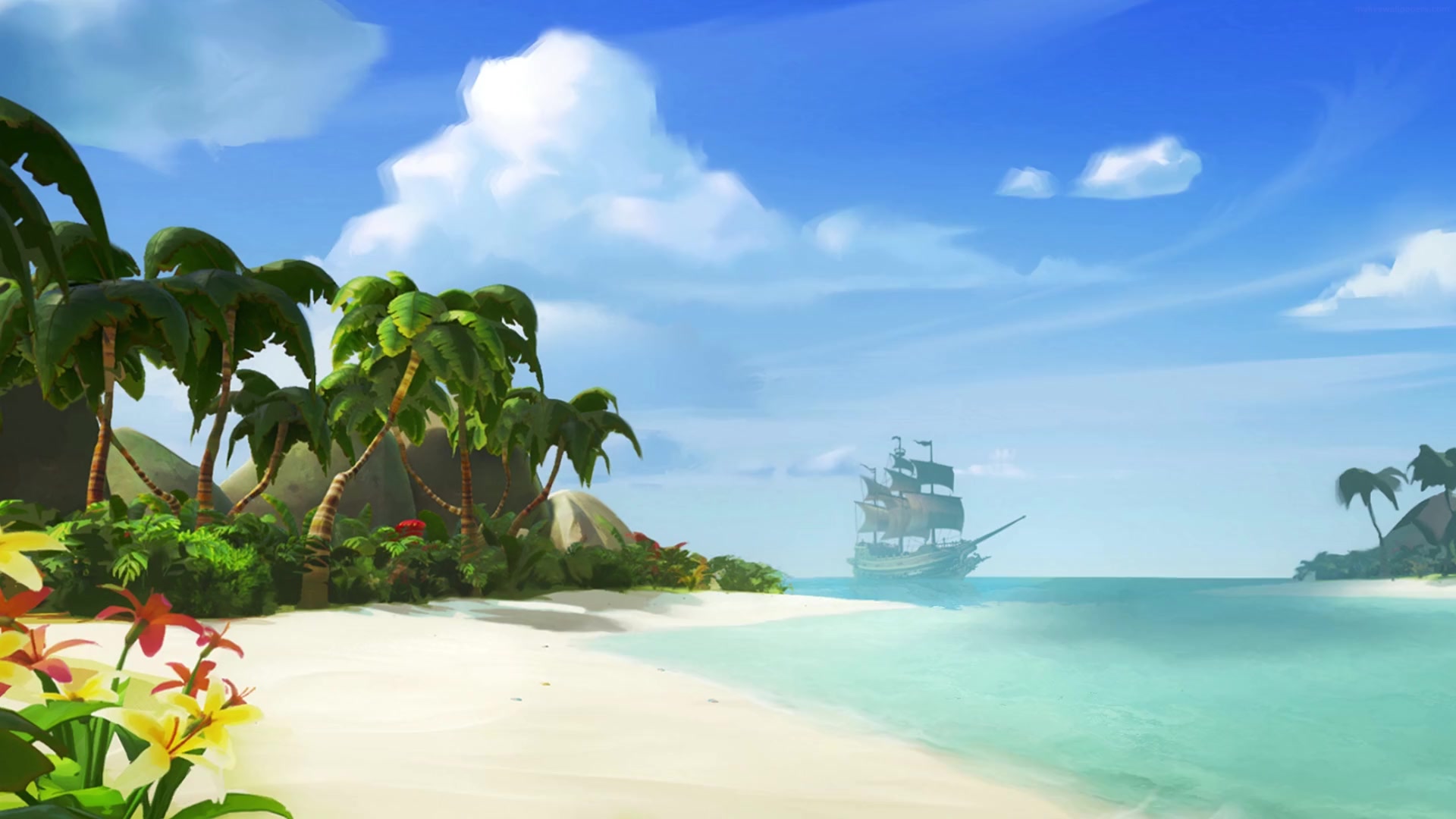 Pirate Ship Weather Live Wallpaper