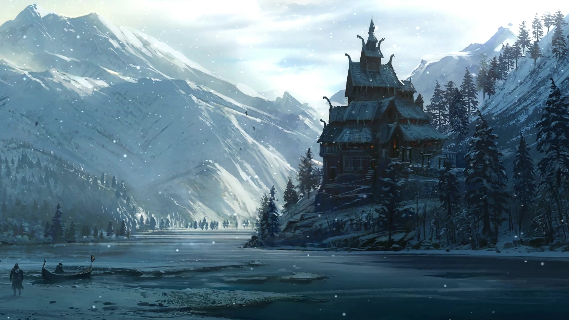 Norse Church Live Wallpaper