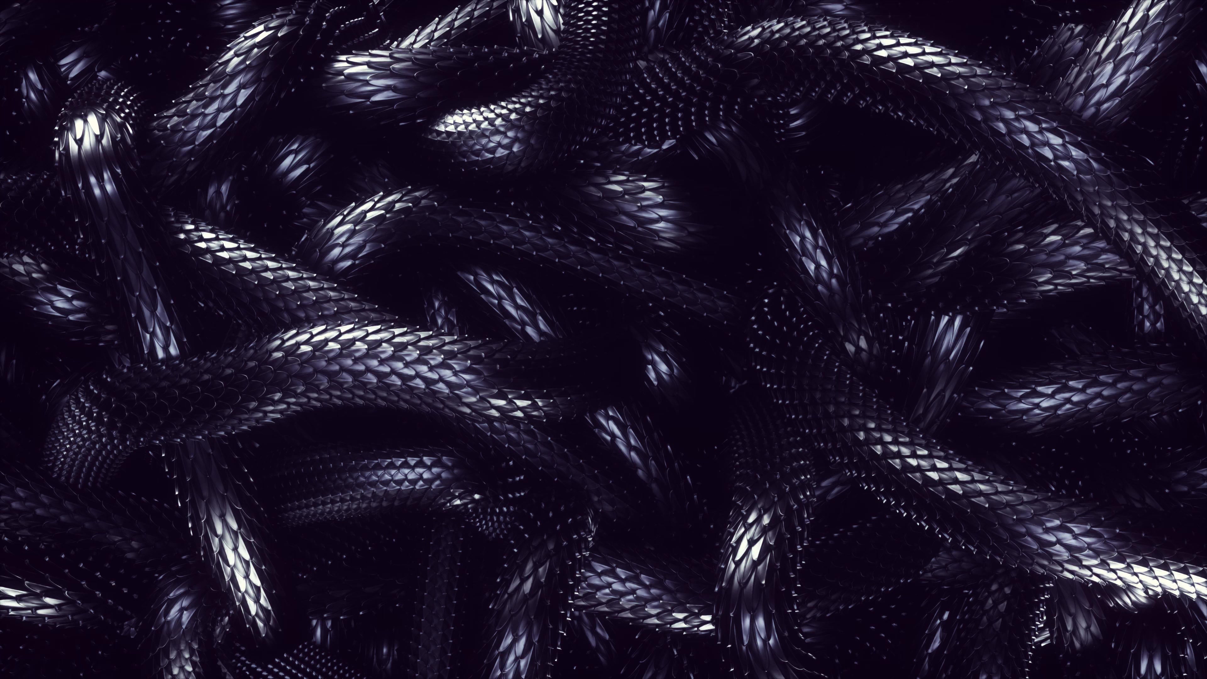 Snake Metal 4K Live Wallpaper