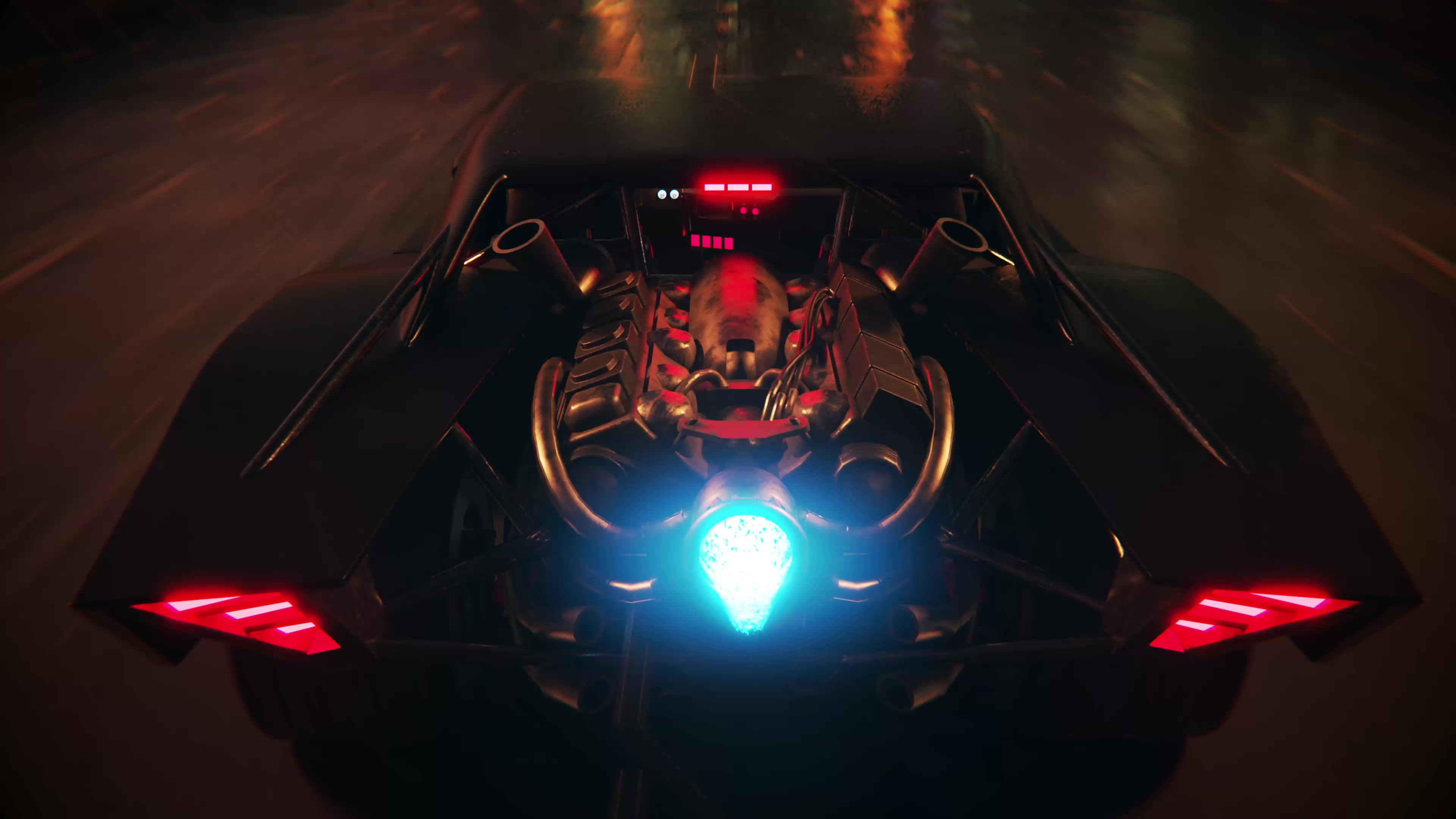 Batmobile Pursuit 4K Live Wallpaper